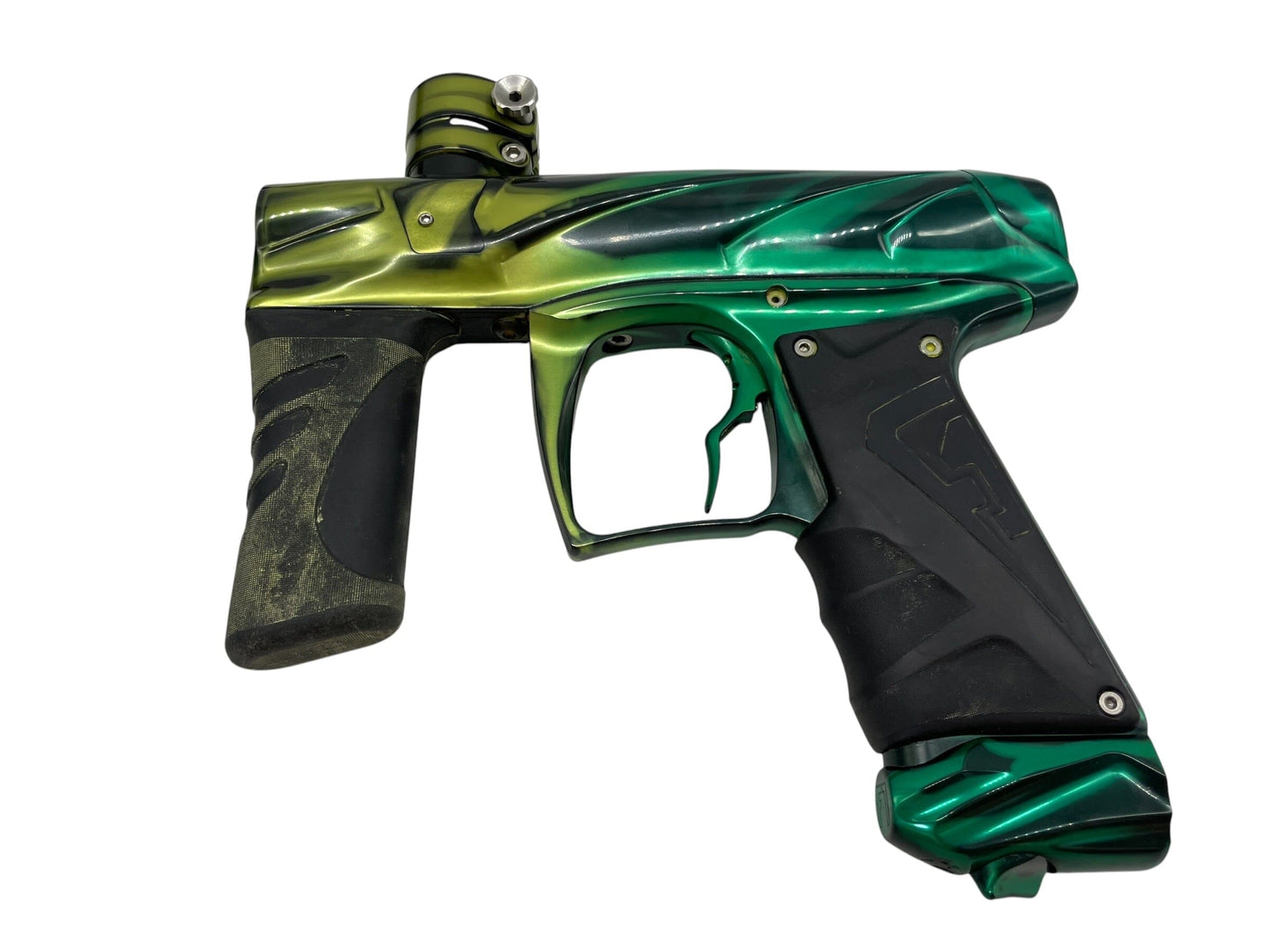 Used Field One Force V2 Green to Yellow Fade Paintball Gun Paintball Gun from CPXBrosPaintball Buy/Sell/Trade Paintball Markers, New Paintball Guns, Paintball Hoppers, Paintball Masks, and Hormesis Headbands