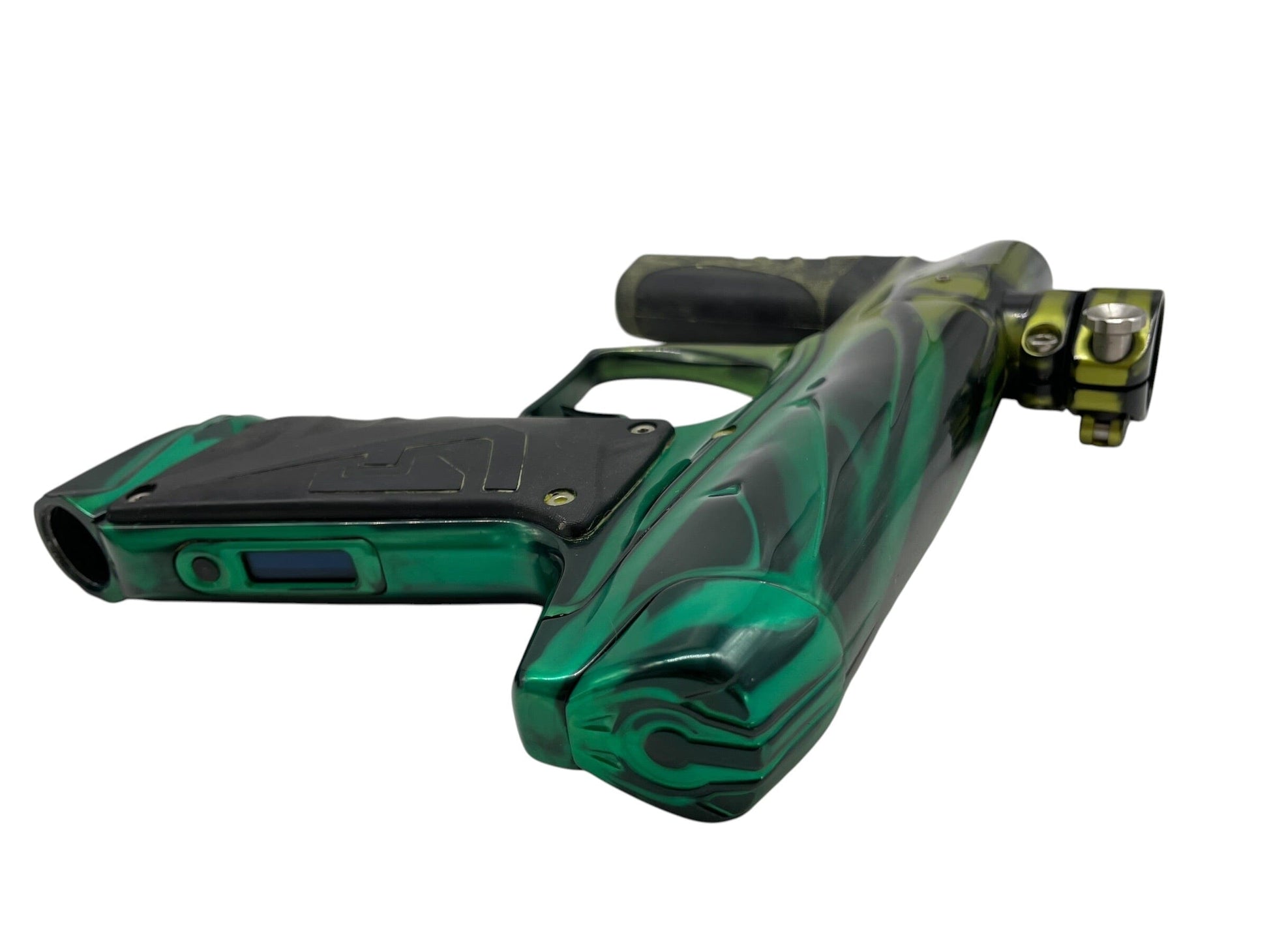 Used Field One Force V2 Green to Yellow Fade Paintball Gun Paintball Gun from CPXBrosPaintball Buy/Sell/Trade Paintball Markers, New Paintball Guns, Paintball Hoppers, Paintball Masks, and Hormesis Headbands