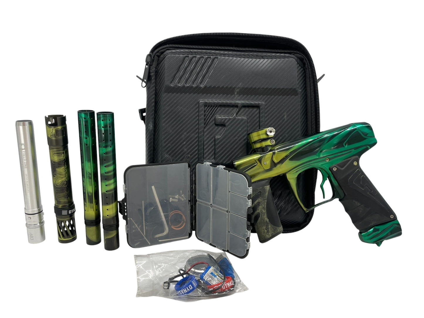 Used Field One Force V2 Green to Yellow Fade Paintball Gun Paintball Gun from CPXBrosPaintball Buy/Sell/Trade Paintball Markers, New Paintball Guns, Paintball Hoppers, Paintball Masks, and Hormesis Headbands