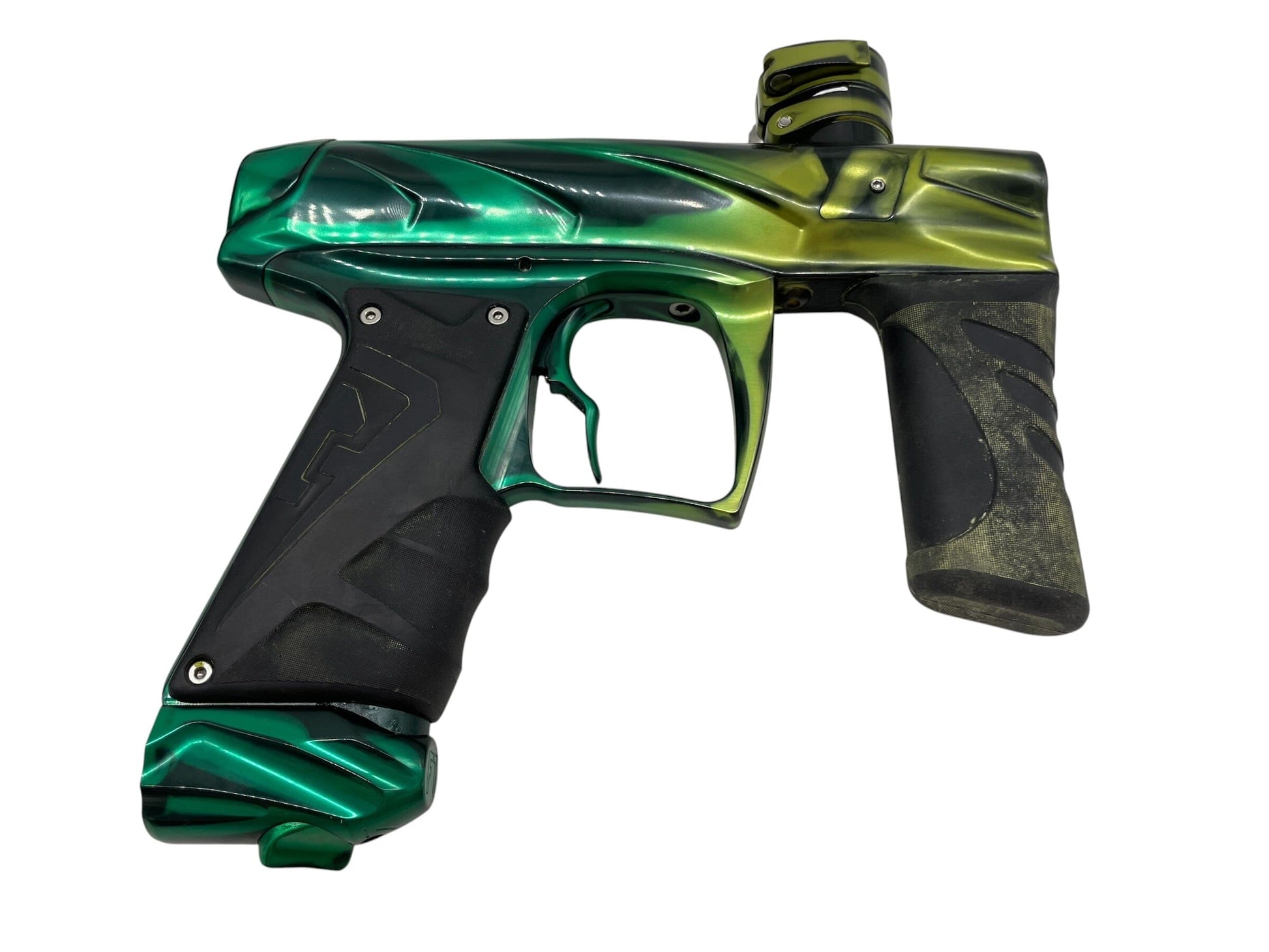 Used Field One Force V2 Green to Yellow Fade Paintball Gun Paintball Gun from CPXBrosPaintball Buy/Sell/Trade Paintball Markers, New Paintball Guns, Paintball Hoppers, Paintball Masks, and Hormesis Headbands