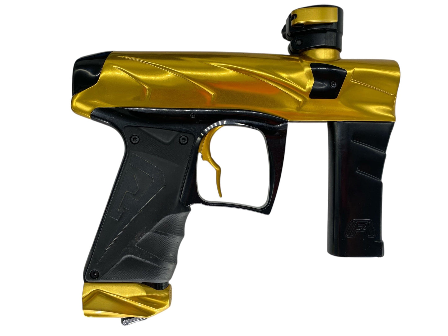 Used Field One Force V2 Paintball Gun Gold/Black Paintball Gun from CPXBrosPaintball Buy/Sell/Trade Paintball Markers, New Paintball Guns, Paintball Hoppers, Paintball Masks, and Hormesis Headbands