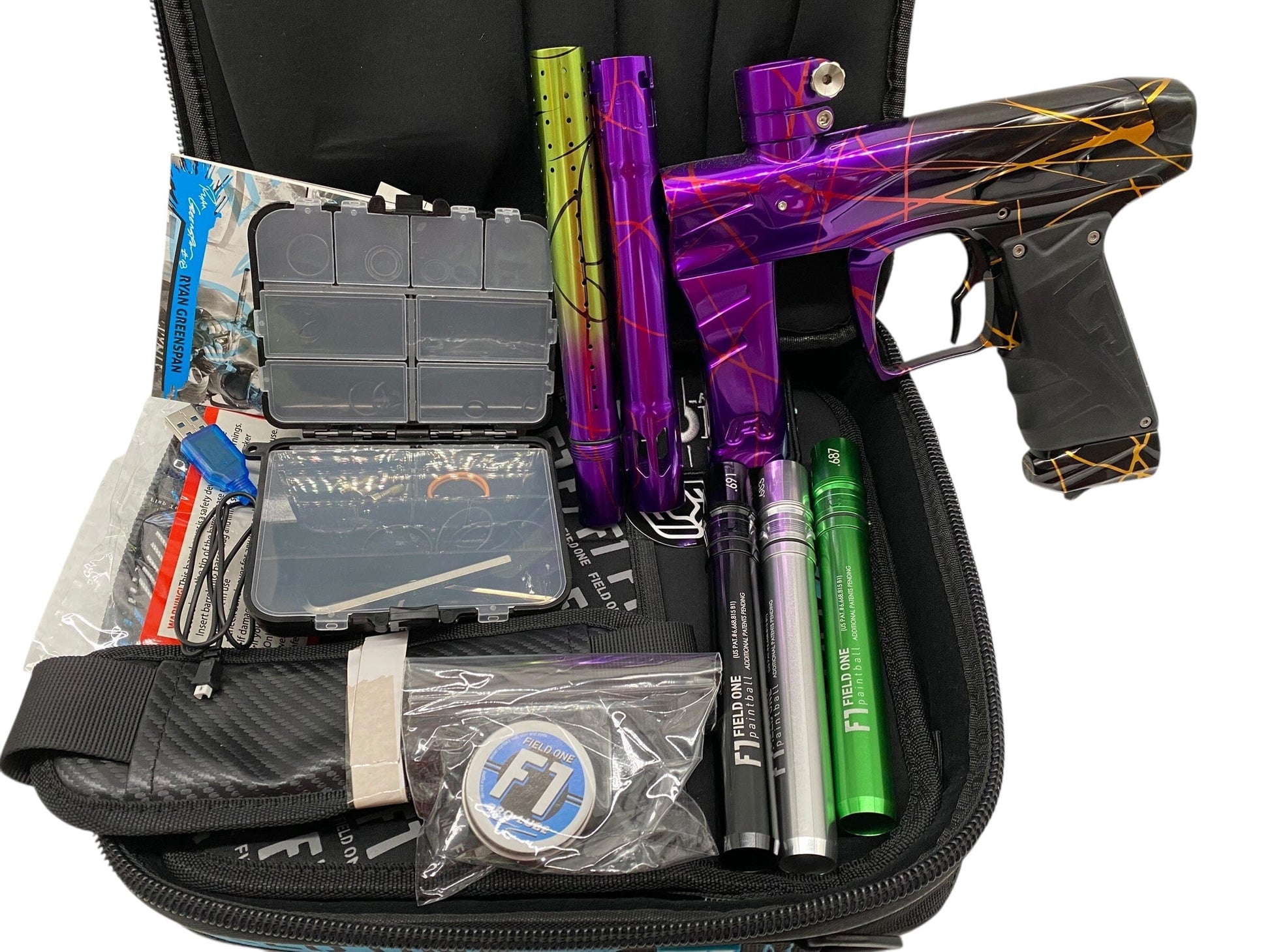 Used Field One Force V2 Paintball Gun Purple/Black Fade Paintball Gun from CPXBrosPaintball Buy/Sell/Trade Paintball Markers, New Paintball Guns, Paintball Hoppers, Paintball Masks, and Hormesis Headbands