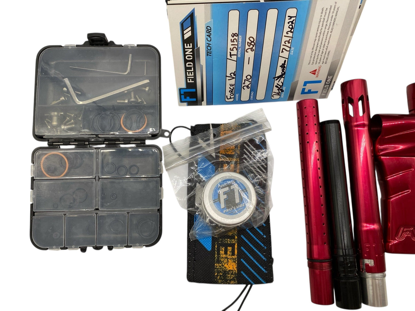 Used Field One Force v2 Paintball Gun Red Paintball Gun from CPXBrosPaintball Buy/Sell/Trade Paintball Markers, New Paintball Guns, Paintball Hoppers, Paintball Masks, and Hormesis Headbands