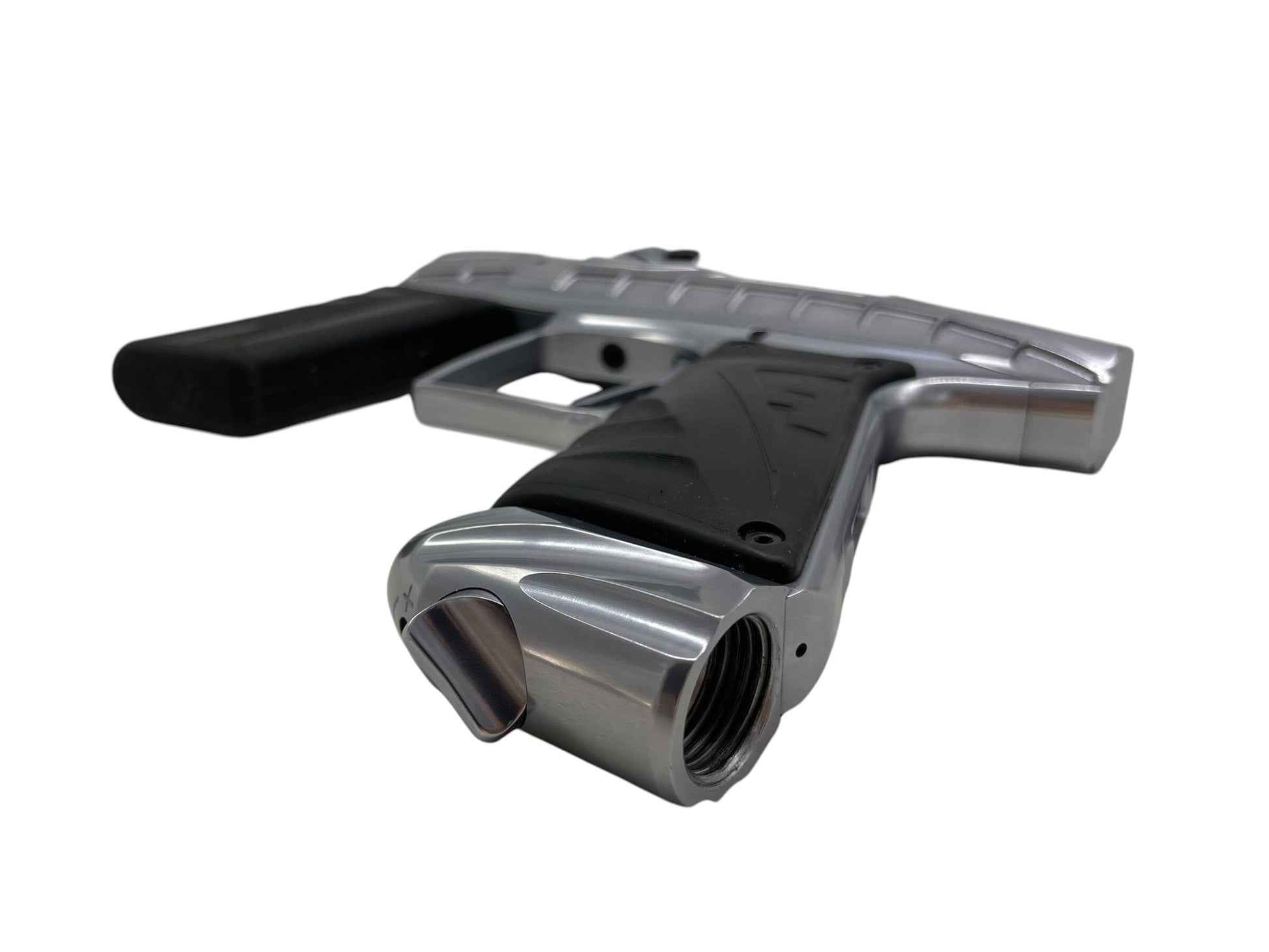 Used Field One Force Waffle WFL Gloss Pewter Paintball Gun Paintball Gun from CPXBrosPaintball Buy/Sell/Trade Paintball Markers, New Paintball Guns, Paintball Hoppers, Paintball Masks, and Hormesis Headbands