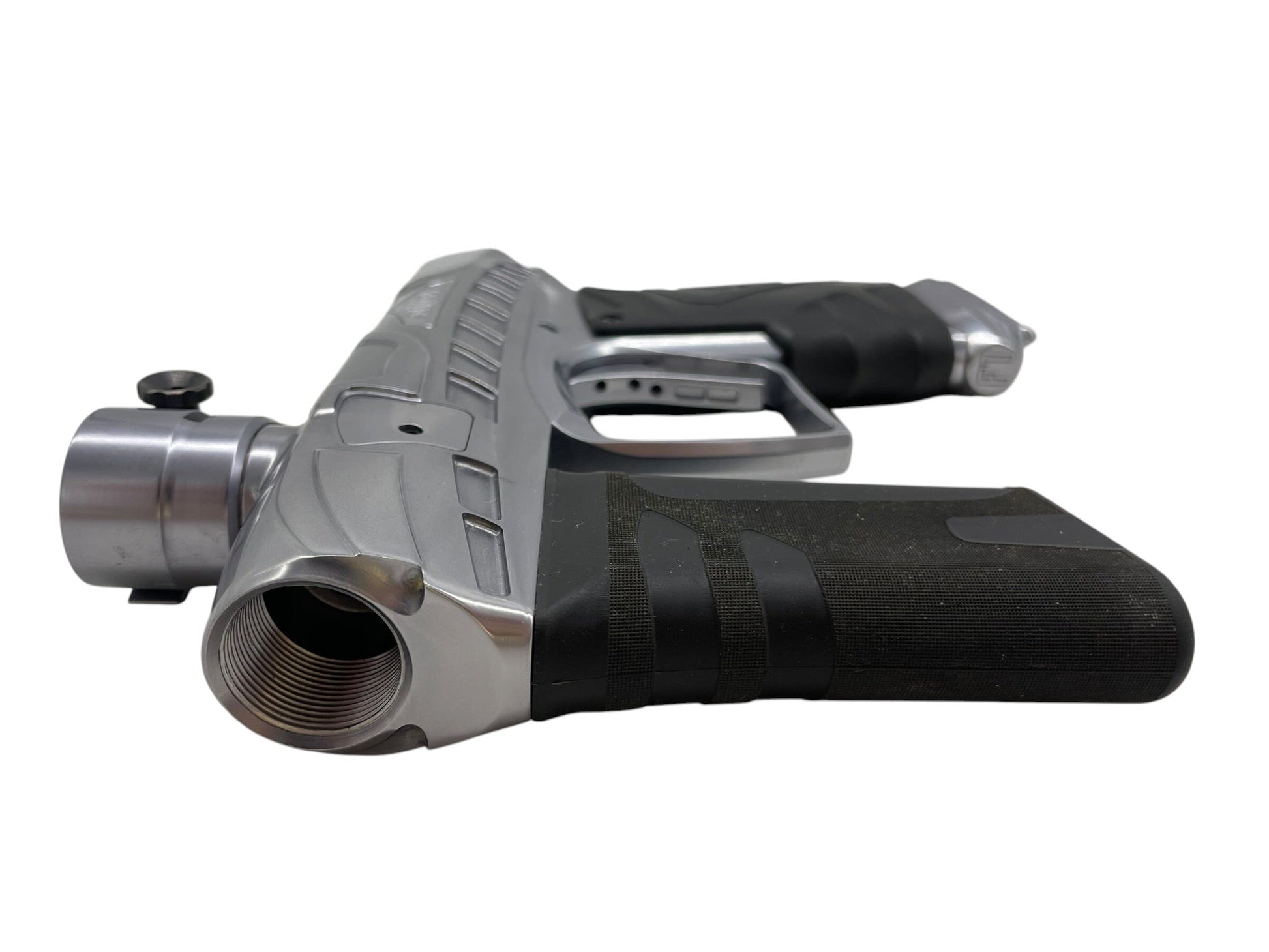 Used Field One Force Waffle WFL Gloss Pewter Paintball Gun Paintball Gun from CPXBrosPaintball Buy/Sell/Trade Paintball Markers, New Paintball Guns, Paintball Hoppers, Paintball Masks, and Hormesis Headbands