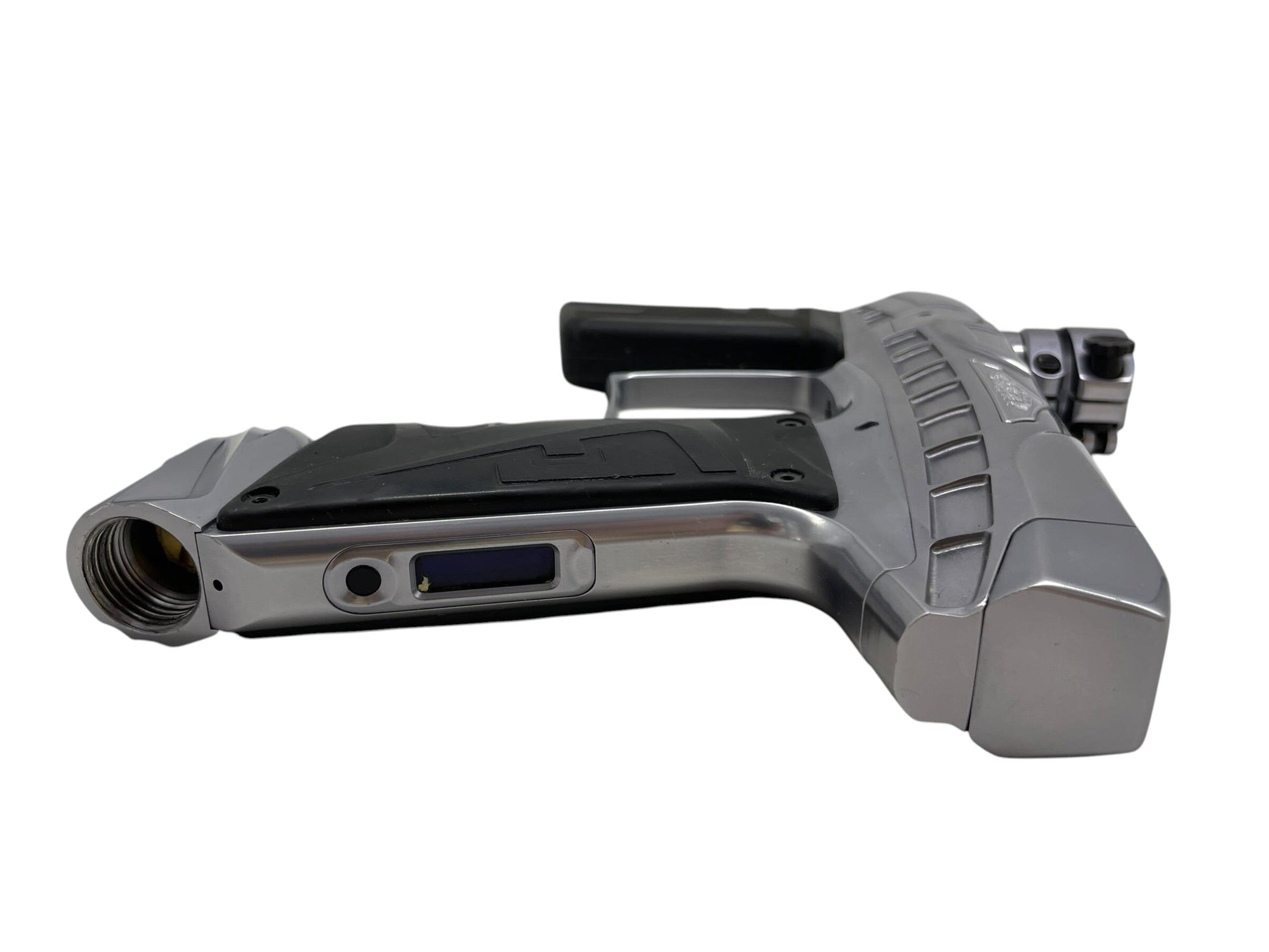 Used Field One Force Waffle WFL Gloss Pewter Paintball Gun Paintball Gun from CPXBrosPaintball Buy/Sell/Trade Paintball Markers, New Paintball Guns, Paintball Hoppers, Paintball Masks, and Hormesis Headbands