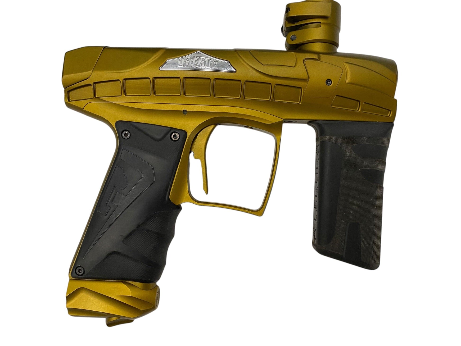 Used Field One Force WFL WAFFLE Gold Paintball Gun Paintball Gun from CPXBrosPaintball Buy/Sell/Trade Paintball Markers, New Paintball Guns, Paintball Hoppers, Paintball Masks, and Hormesis Headbands