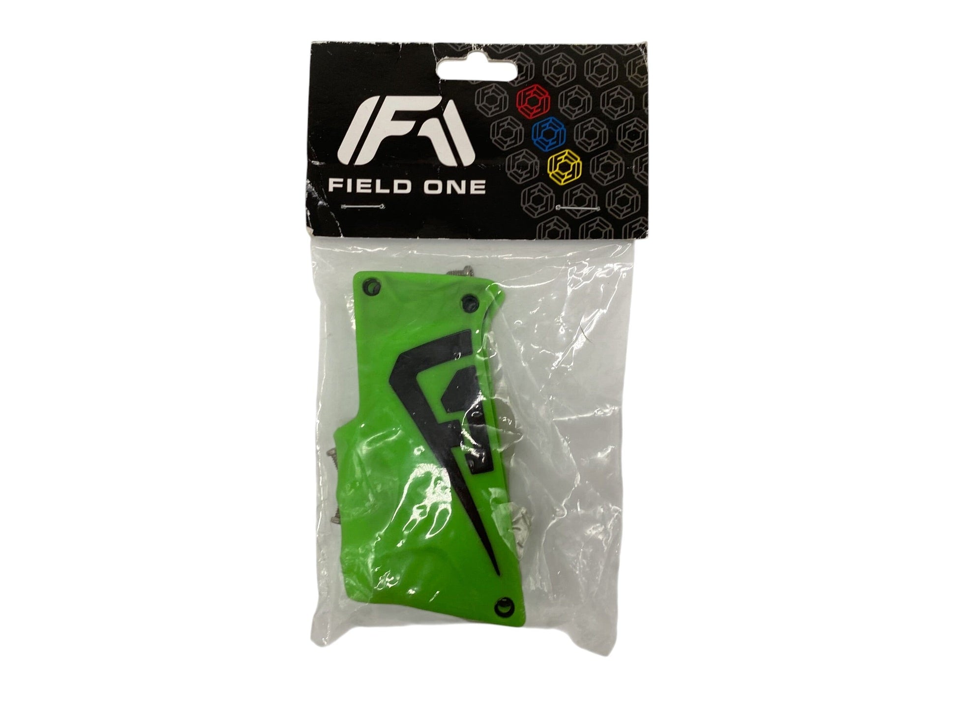 Used Field One Rubber Grip Panels Neon Green / Black Paintball Gun from CPXBrosPaintball Buy/Sell/Trade Paintball Markers, New Paintball Guns, Paintball Hoppers, Paintball Masks, and Hormesis Headbands