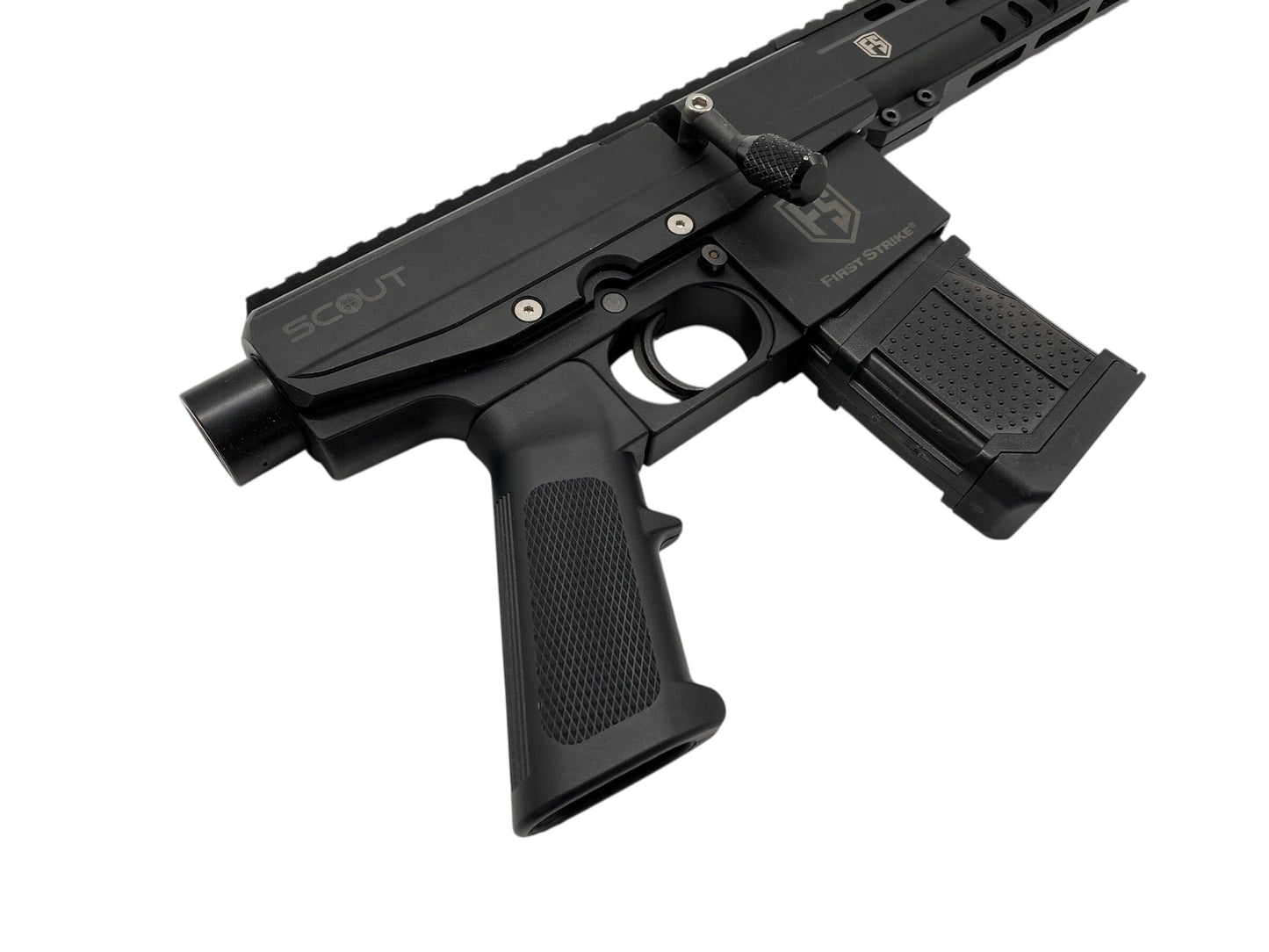 Used First Strike Scout Paintball Gun with Tank Paintball Gun from CPXBrosPaintball Buy/Sell/Trade Paintball Markers, New Paintball Guns, Paintball Hoppers, Paintball Masks, and Hormesis Headbands