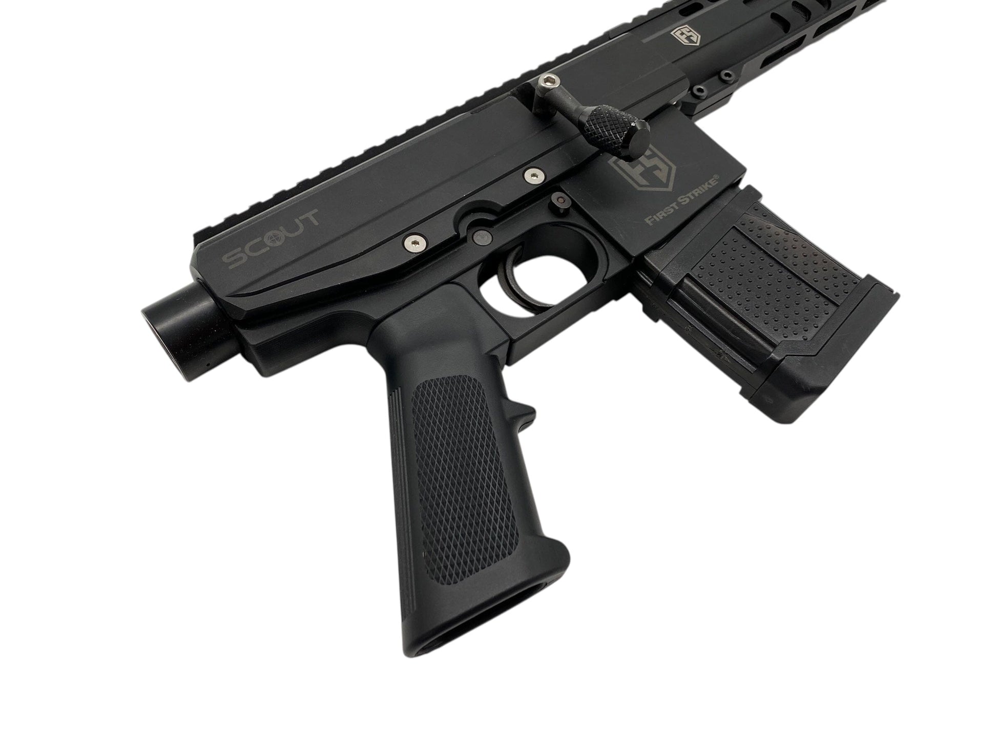 Used First Strike Scout Paintball Gun with Tank Paintball Gun from CPXBrosPaintball Buy/Sell/Trade Paintball Markers, New Paintball Guns, Paintball Hoppers, Paintball Masks, and Hormesis Headbands