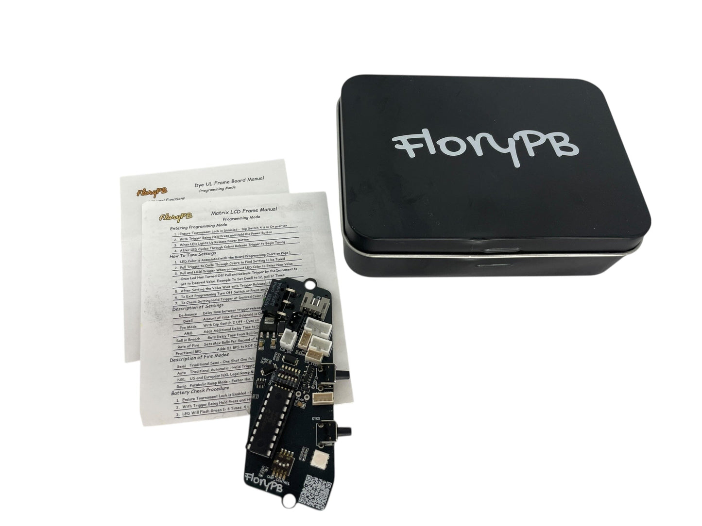 Used Flory PB Gen-E Matrix - Dye DM3, Diablo LCD Frame Board Paintball Gun from CPXBrosPaintball Buy/Sell/Trade Paintball Markers, New Paintball Guns, Paintball Hoppers, Paintball Masks, and Hormesis Headbands