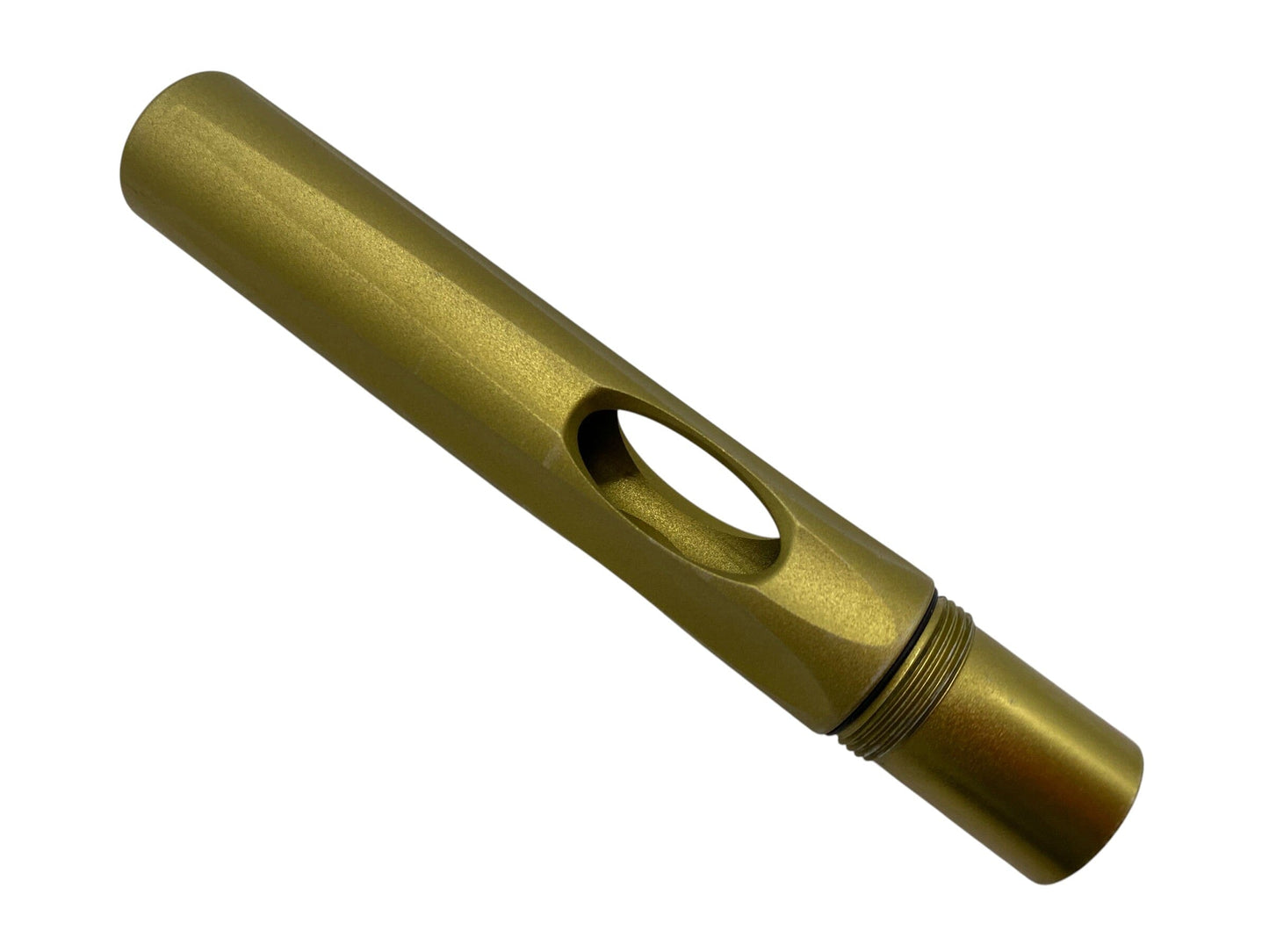 Used Freak Barrel Back : Dust Gold : Auto Cocker Threaded Paintball Gun from CPXBrosPaintball Buy/Sell/Trade Paintball Markers, New Paintball Guns, Paintball Hoppers, Paintball Masks, and Hormesis Headbands