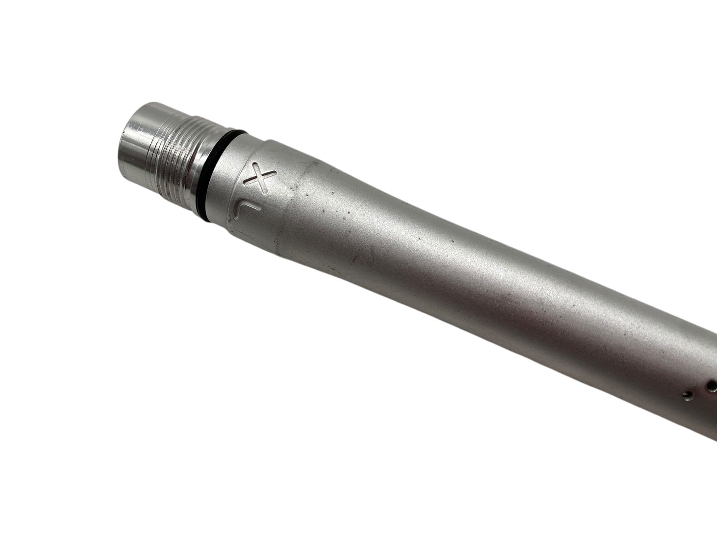 Used Freak XL All American Barrel Front / Tip -16" - Dust Silver Paintball Gun from CPXBrosPaintball Buy/Sell/Trade Paintball Markers, New Paintball Guns, Paintball Hoppers, Paintball Masks, and Hormesis Headbands