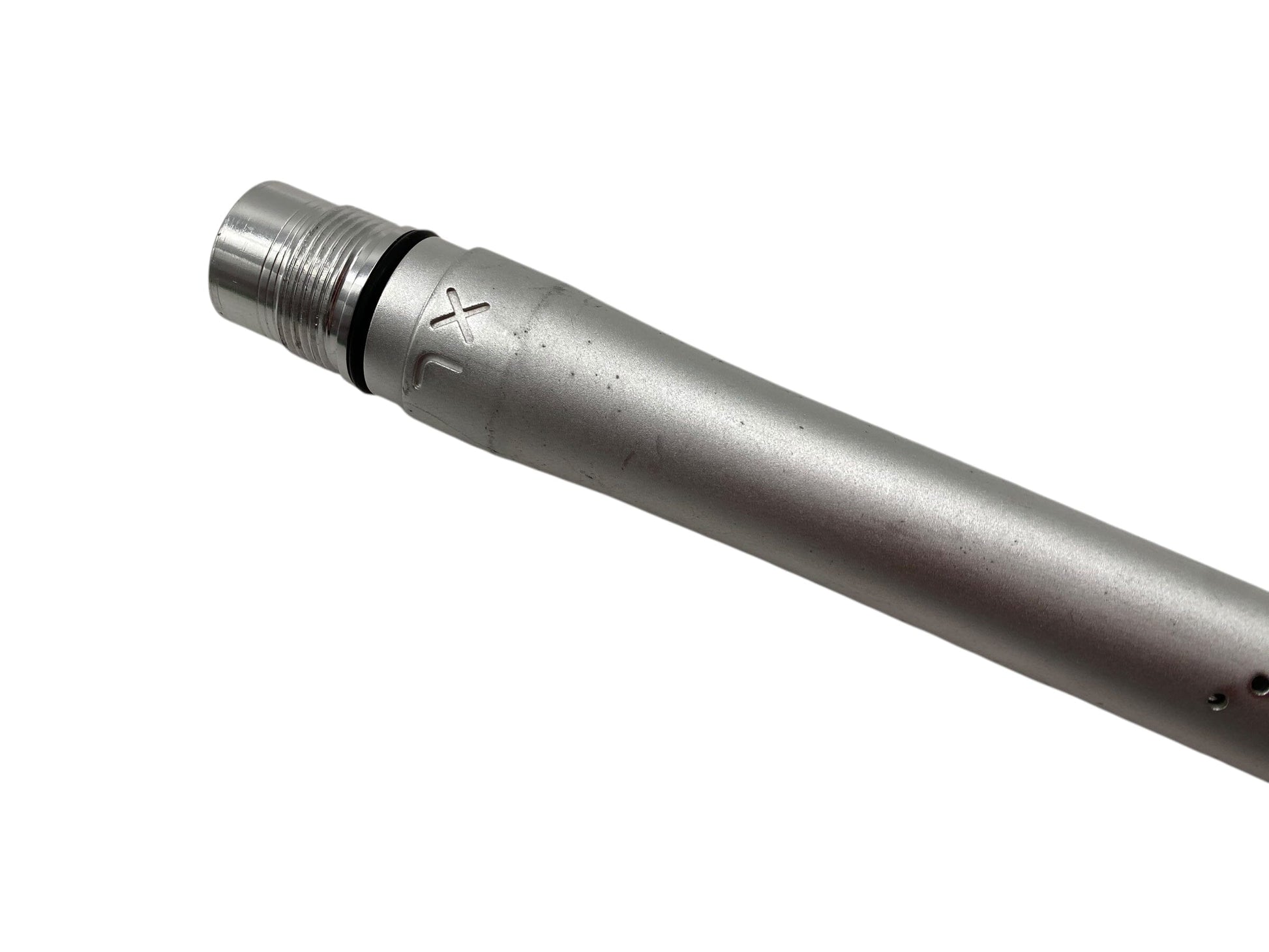 Used Freak XL All American Barrel Front / Tip -16" - Dust Silver Paintball Gun from CPXBrosPaintball Buy/Sell/Trade Paintball Markers, New Paintball Guns, Paintball Hoppers, Paintball Masks, and Hormesis Headbands