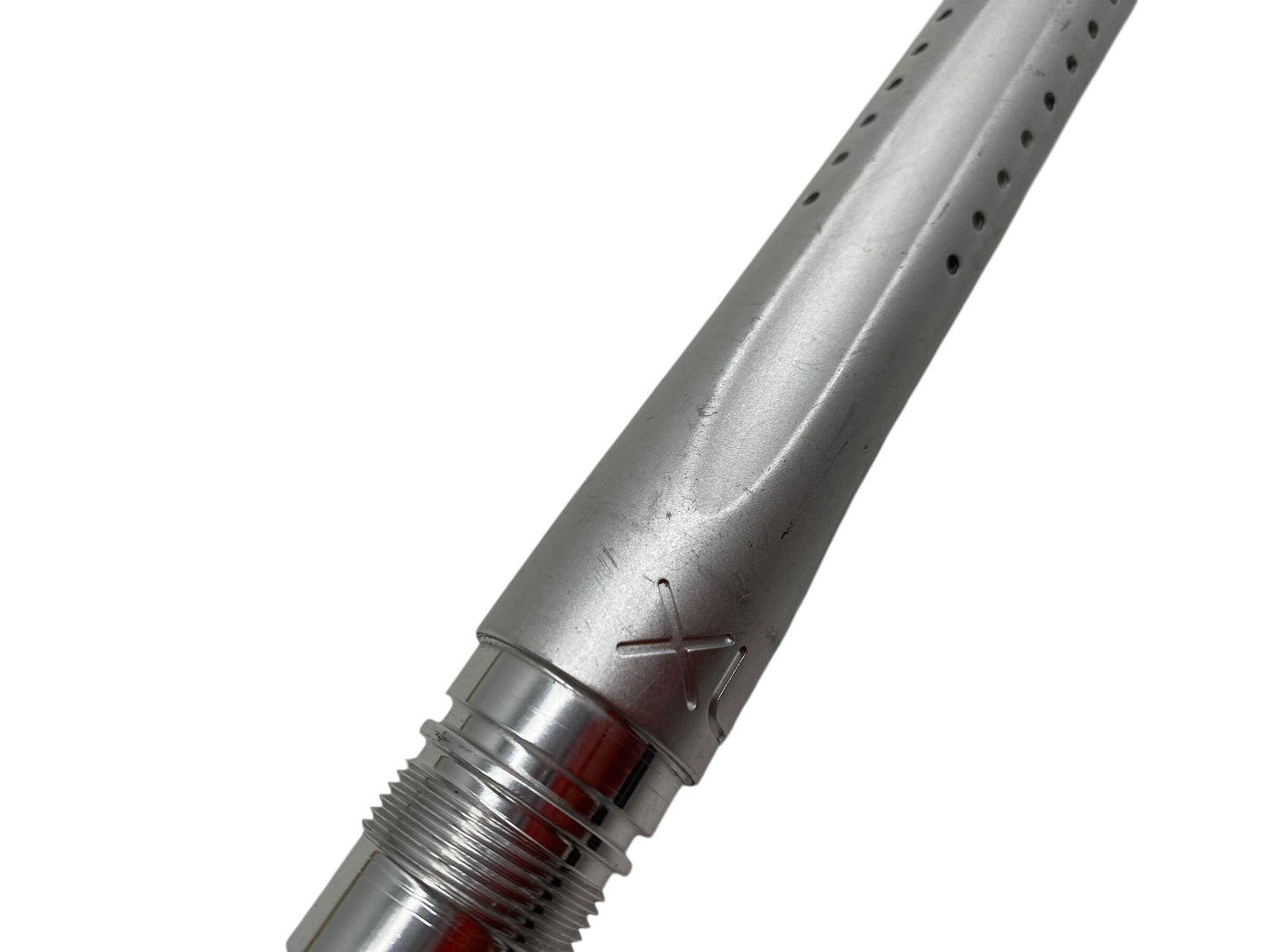 Used Freak XL Barrel Front / Tip -14" - Dust Silver Paintball Gun from CPXBrosPaintball Buy/Sell/Trade Paintball Markers, New Paintball Guns, Paintball Hoppers, Paintball Masks, and Hormesis Headbands