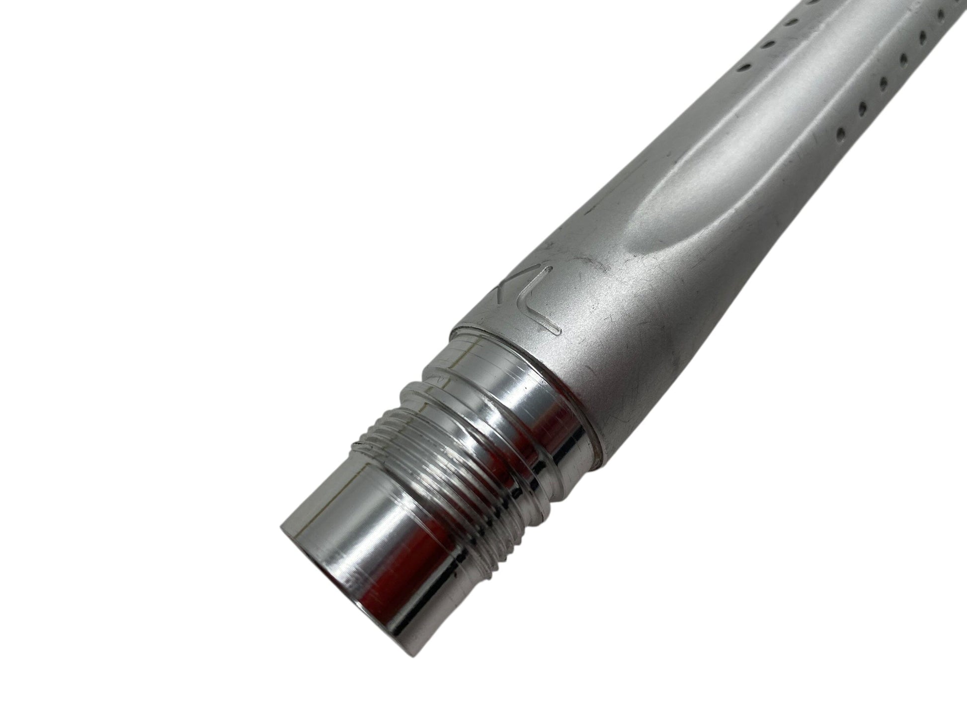 Used Freak XL Barrel Front / Tip -14" - Dust Silver Paintball Gun from CPXBrosPaintball Buy/Sell/Trade Paintball Markers, New Paintball Guns, Paintball Hoppers, Paintball Masks, and Hormesis Headbands