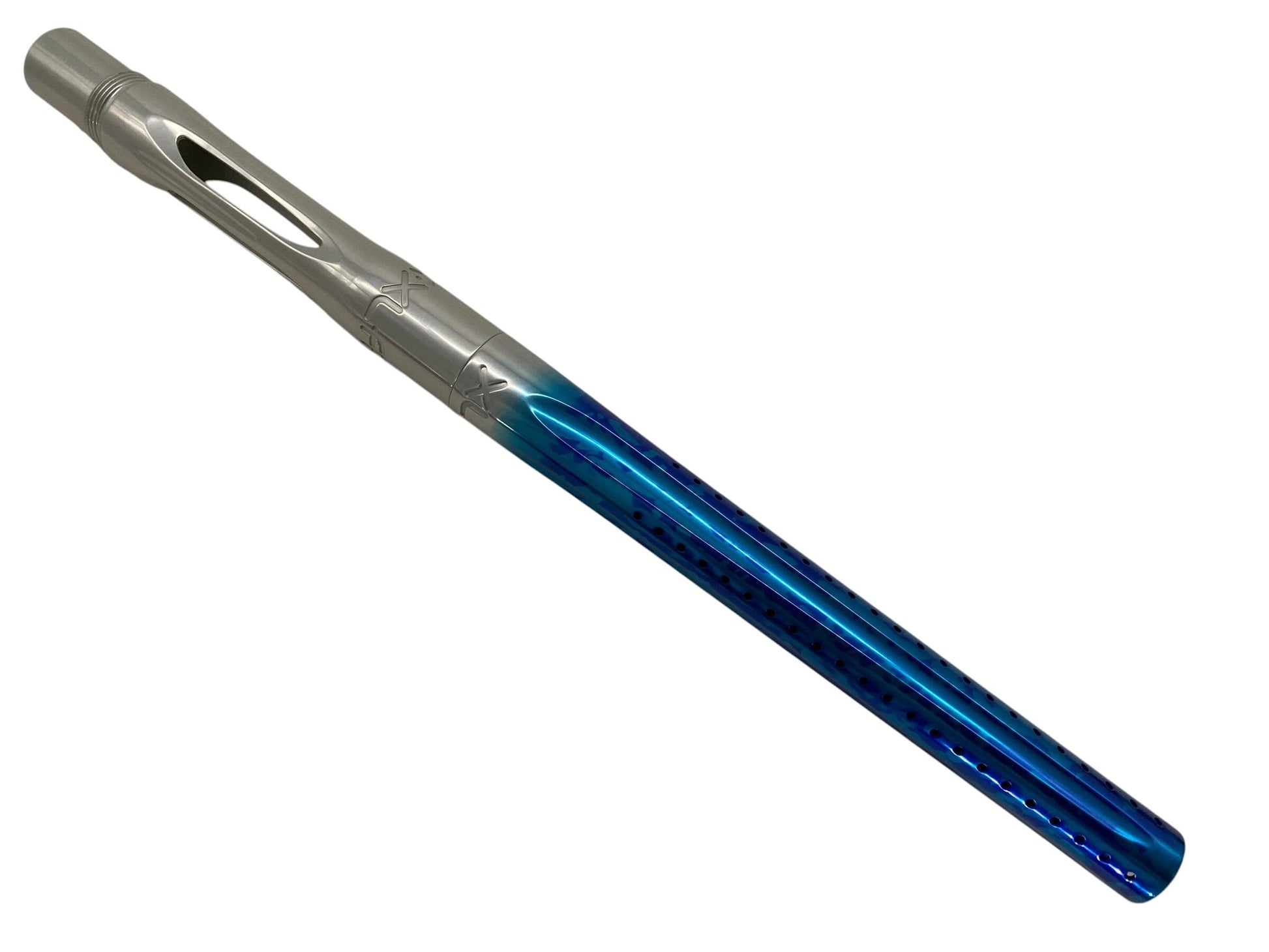 Used Freak XL Barrel Silver To Blue Fade Paintball Gun from CPXBrosPaintball Buy/Sell/Trade Paintball Markers, New Paintball Guns, Paintball Hoppers, Paintball Masks, and Hormesis Headbands