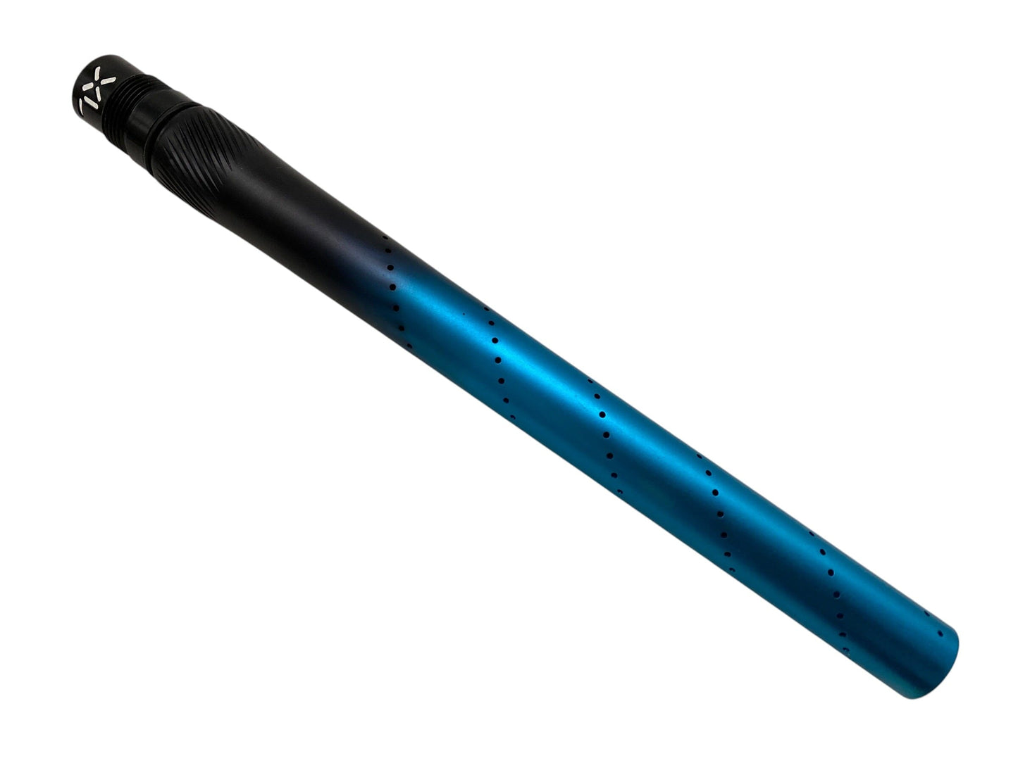 Used Freak XL Barrel Tip - 14"Black to Blue Fade Paintball Gun from CPXBrosPaintball Buy/Sell/Trade Paintball Markers, New Paintball Guns, Paintball Hoppers, Paintball Masks, and Hormesis Headbands