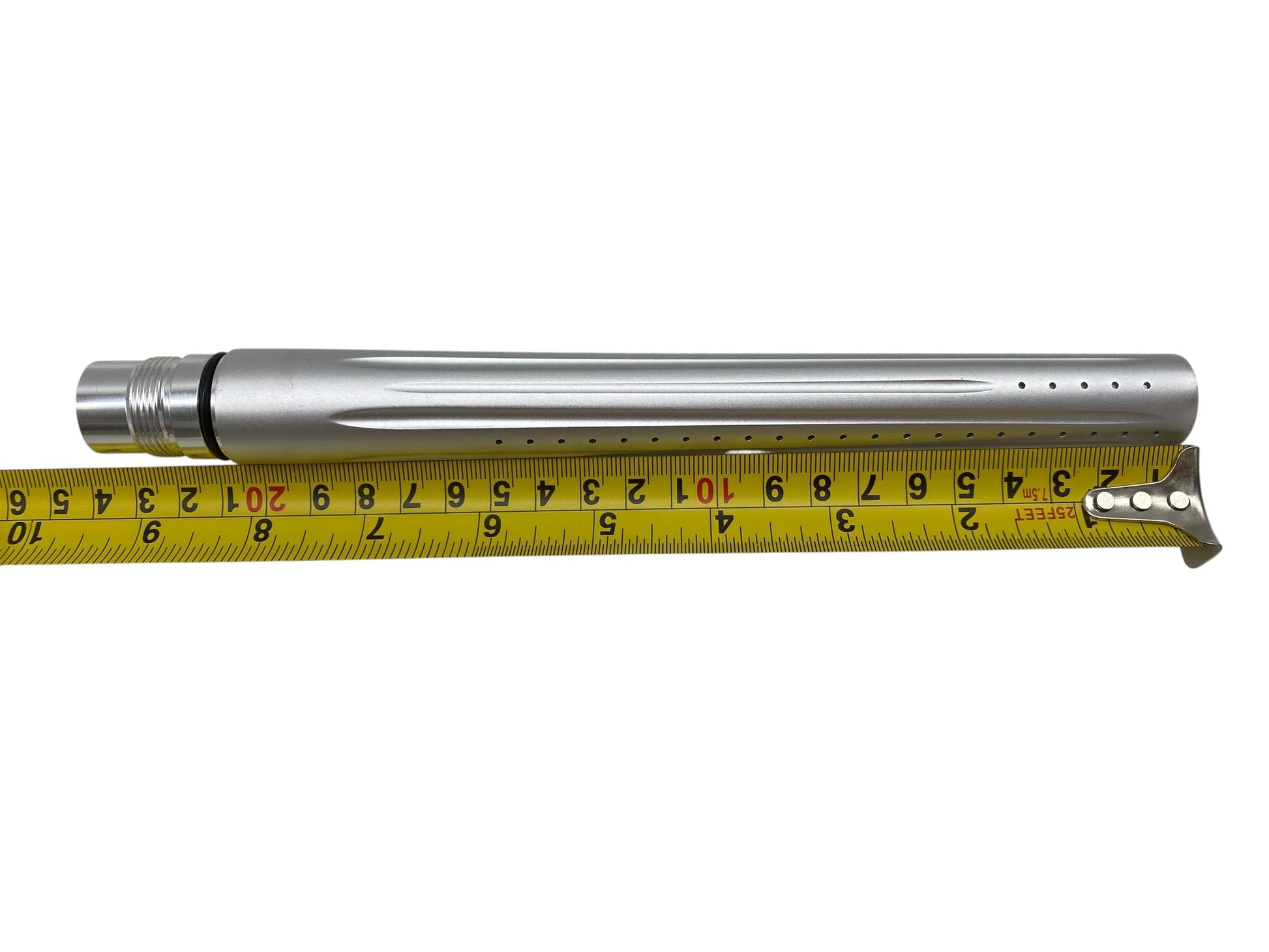 Used Freak XL Barrel Tip - Silver Paintball Gun from CPXBrosPaintball Buy/Sell/Trade Paintball Markers, New Paintball Guns, Paintball Hoppers, Paintball Masks, and Hormesis Headbands