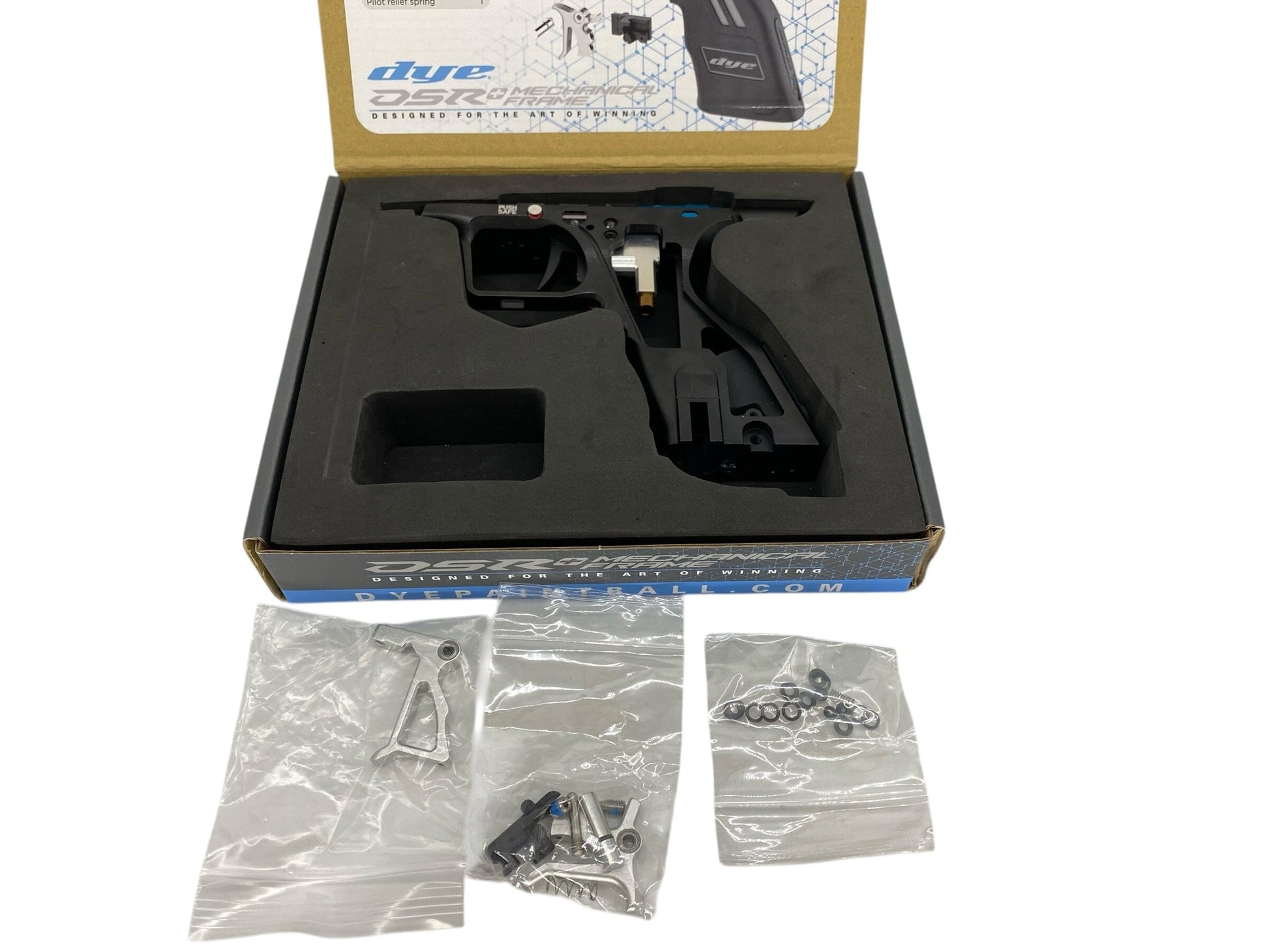 Used FREE FLOW Dye Dsr+ Mech Frame Conversion Kit No Grip Paintball Gun from CPXBrosPaintball Buy/Sell/Trade Paintball Markers, New Paintball Guns, Paintball Hoppers, Paintball Masks, and Hormesis Headbands