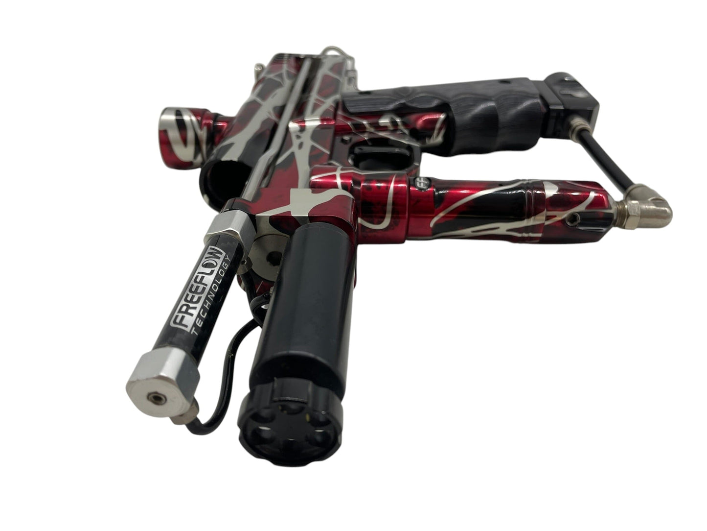 Used Freeflow 2019 Caliber Autococker Red Splash Paintball Gun from CPXBrosPaintball Buy/Sell/Trade Paintball Markers, New Paintball Guns, Paintball Hoppers, Paintball Masks, and Hormesis Headbands