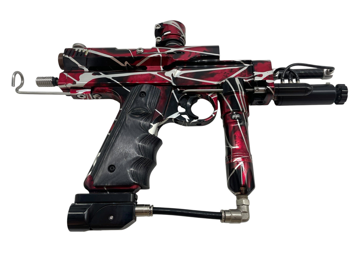 Used Freeflow 2019 Caliber Autococker Red Splash Paintball Gun from CPXBrosPaintball Buy/Sell/Trade Paintball Markers, New Paintball Guns, Paintball Hoppers, Paintball Masks, and Hormesis Headbands