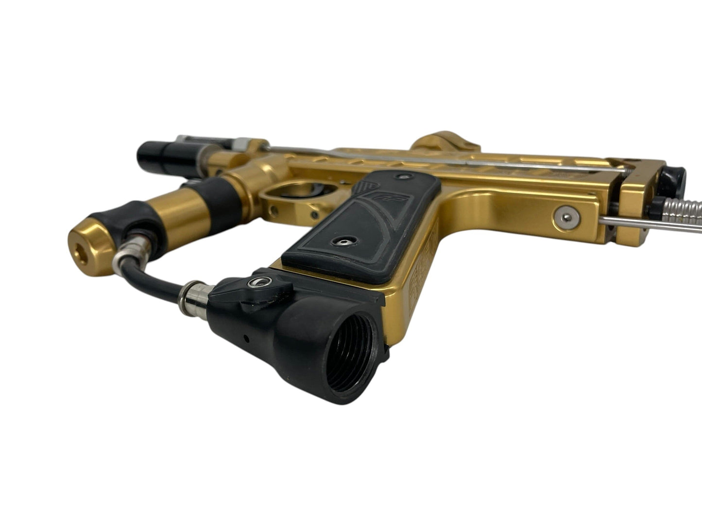Used Freeflow Champion Autococker Gold/Black Paintball Gun Paintball Gun from CPXBrosPaintball Buy/Sell/Trade Paintball Markers, New Paintball Guns, Paintball Hoppers, Paintball Masks, and Hormesis Headbands