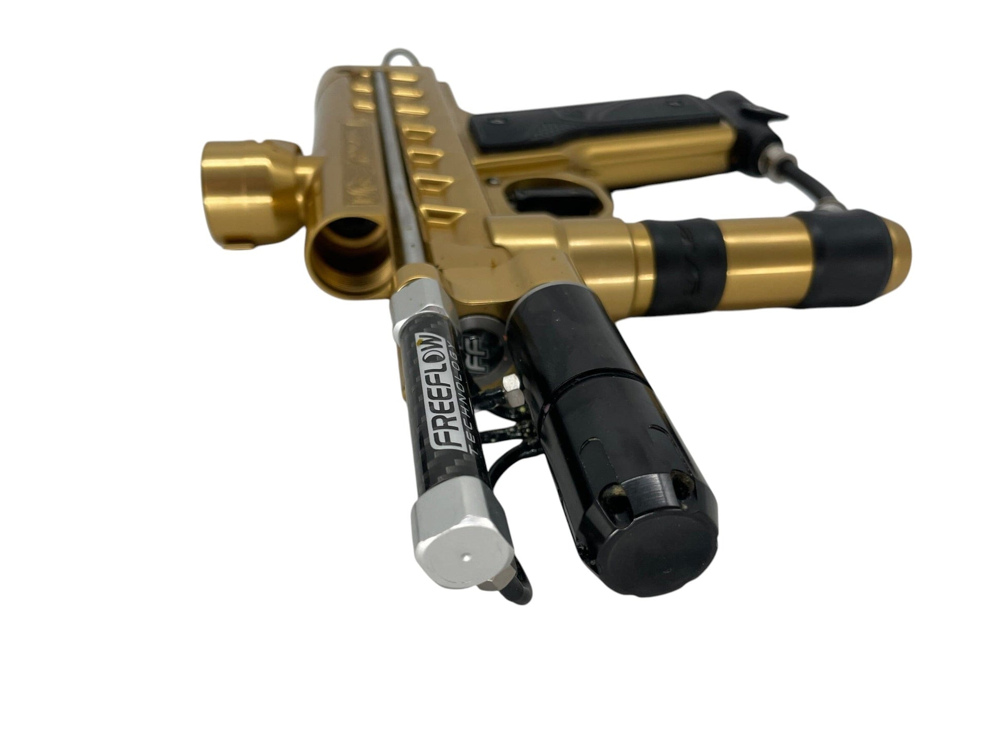 Used Freeflow Champion Autococker Gold/Black Paintball Gun Paintball Gun from CPXBrosPaintball Buy/Sell/Trade Paintball Markers, New Paintball Guns, Paintball Hoppers, Paintball Masks, and Hormesis Headbands