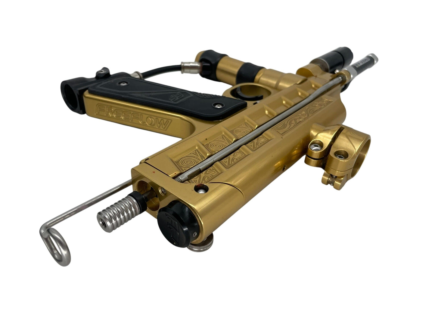 Used Freeflow Champion Autococker Gold/Black Paintball Gun Paintball Gun from CPXBrosPaintball Buy/Sell/Trade Paintball Markers, New Paintball Guns, Paintball Hoppers, Paintball Masks, and Hormesis Headbands