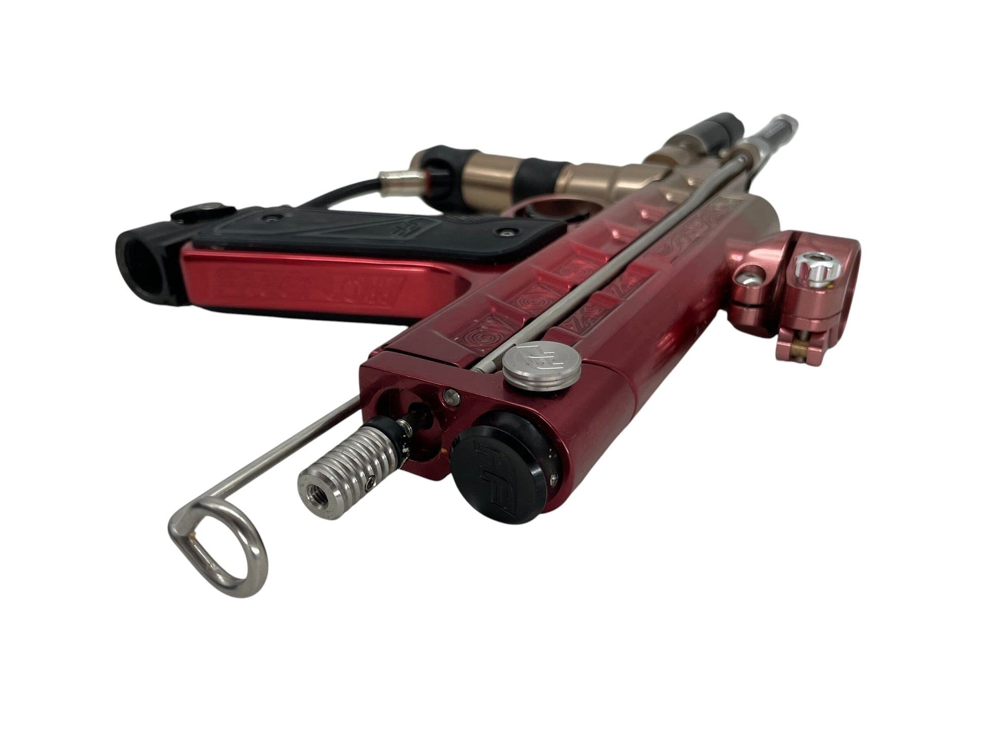 Used Freeflow Champion Autococker Red To Bronze Fade Paintball Gun Paintball Gun from CPXBrosPaintball Buy/Sell/Trade Paintball Markers, New Paintball Guns, Paintball Hoppers, Paintball Masks, and Hormesis Headbands