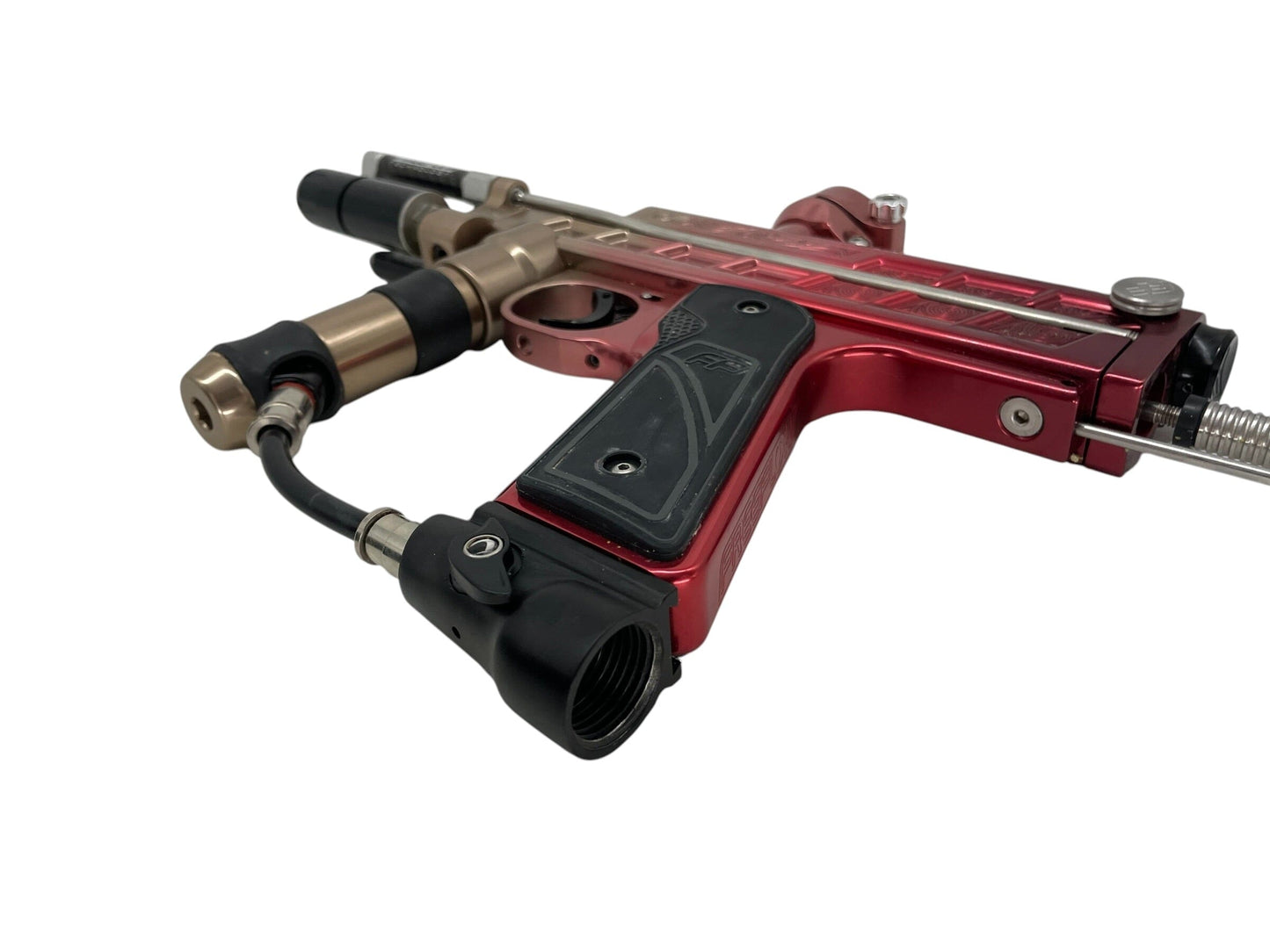 Used Freeflow Champion Autococker Red To Bronze Fade Paintball Gun Paintball Gun from CPXBrosPaintball Buy/Sell/Trade Paintball Markers, New Paintball Guns, Paintball Hoppers, Paintball Masks, and Hormesis Headbands