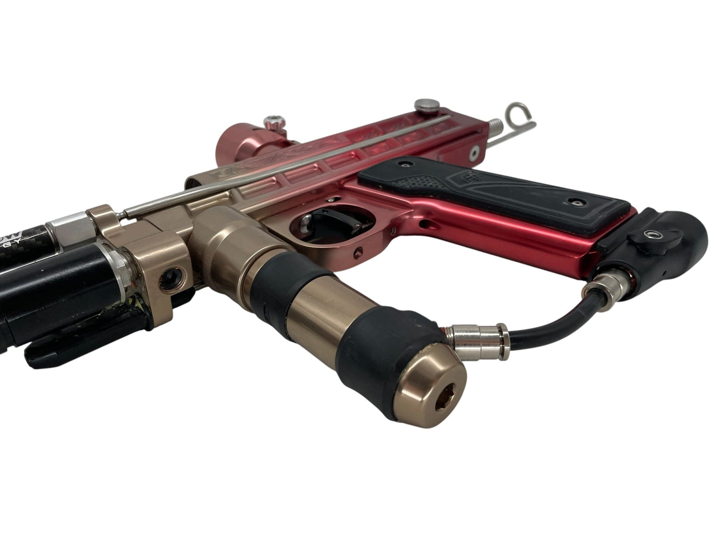Used Freeflow Champion Autococker Red To Bronze Fade Paintball Gun Paintball Gun from CPXBrosPaintball Buy/Sell/Trade Paintball Markers, New Paintball Guns, Paintball Hoppers, Paintball Masks, and Hormesis Headbands