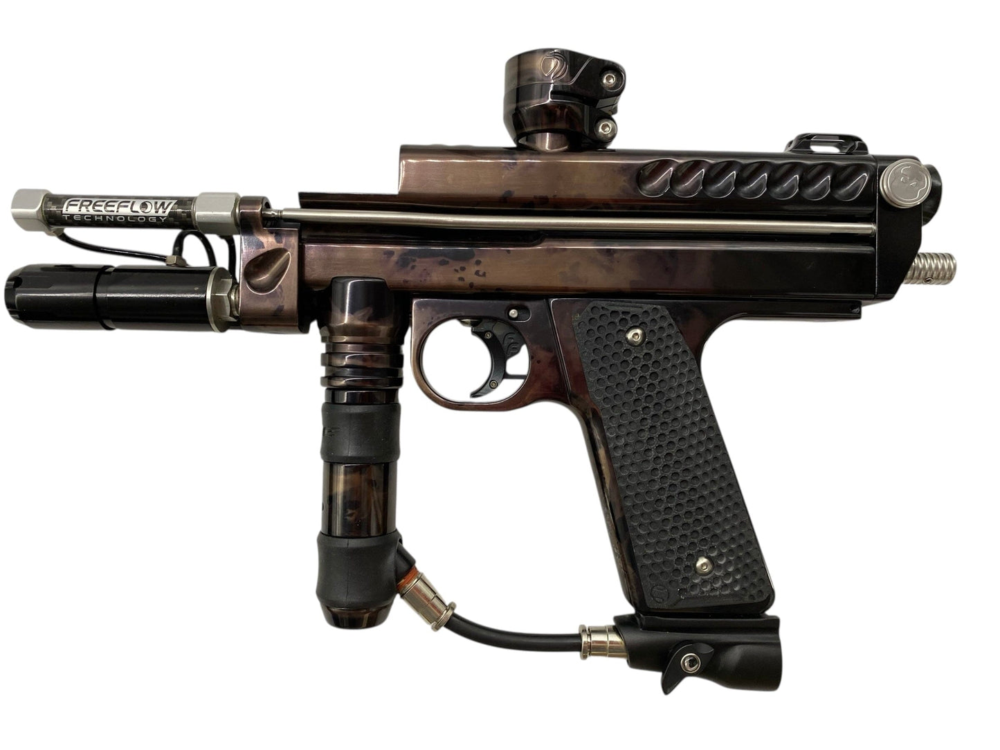 Used Freeflow Dark Autococker Paintball Gun Paintball Gun from CPXBrosPaintball Buy/Sell/Trade Paintball Markers, New Paintball Guns, Paintball Hoppers, Paintball Masks, and Hormesis Headbands