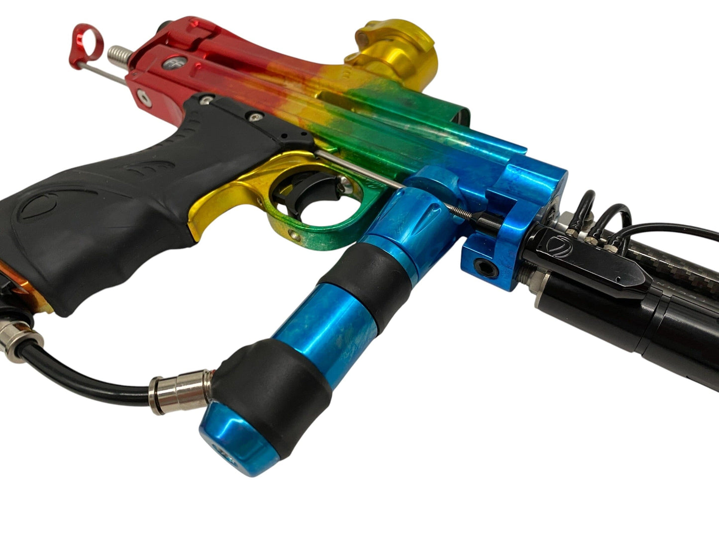 Used Freeflow Dye Reflex Autococker Raindbow Fade Paintball Gun Paintball Gun from CPXBrosPaintball Buy/Sell/Trade Paintball Markers, New Paintball Guns, Paintball Hoppers, Paintball Masks, and Hormesis Headbands