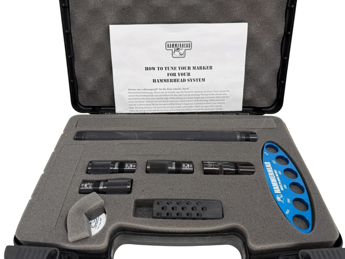 Used Hammerhead Paintball Barrel Kit A5 thread Paintball Gun from CPXBrosPaintball Buy/Sell/Trade Paintball Markers, New Paintball Guns, Paintball Hoppers, Paintball Masks, and Hormesis Headbands