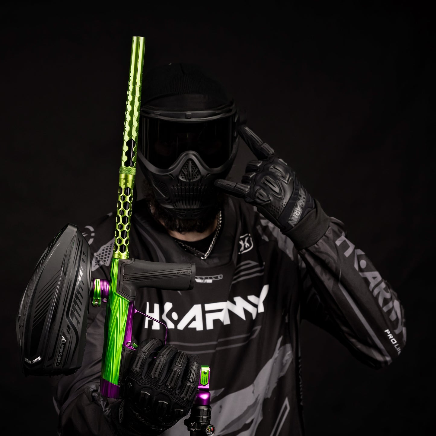 Used Hex PWR Barrel Kit - Lime - Black Inserts Paintball Gun from HK Army Clothing Buy/Sell/Trade Paintball Markers, New Paintball Guns, Paintball Hoppers, Paintball Masks, and Hormesis Headbands