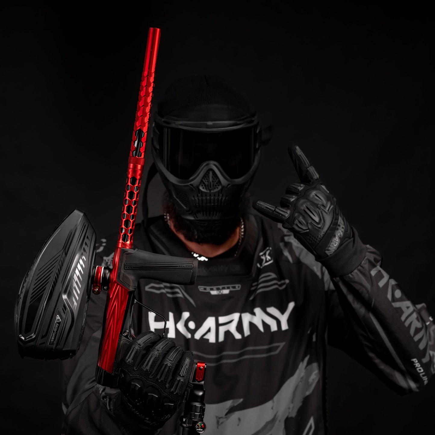 Used Hex PWR Barrel Kit - Red - Black Inserts Paintball Gun from HK Army Clothing Buy/Sell/Trade Paintball Markers, New Paintball Guns, Paintball Hoppers, Paintball Masks, and Hormesis Headbands