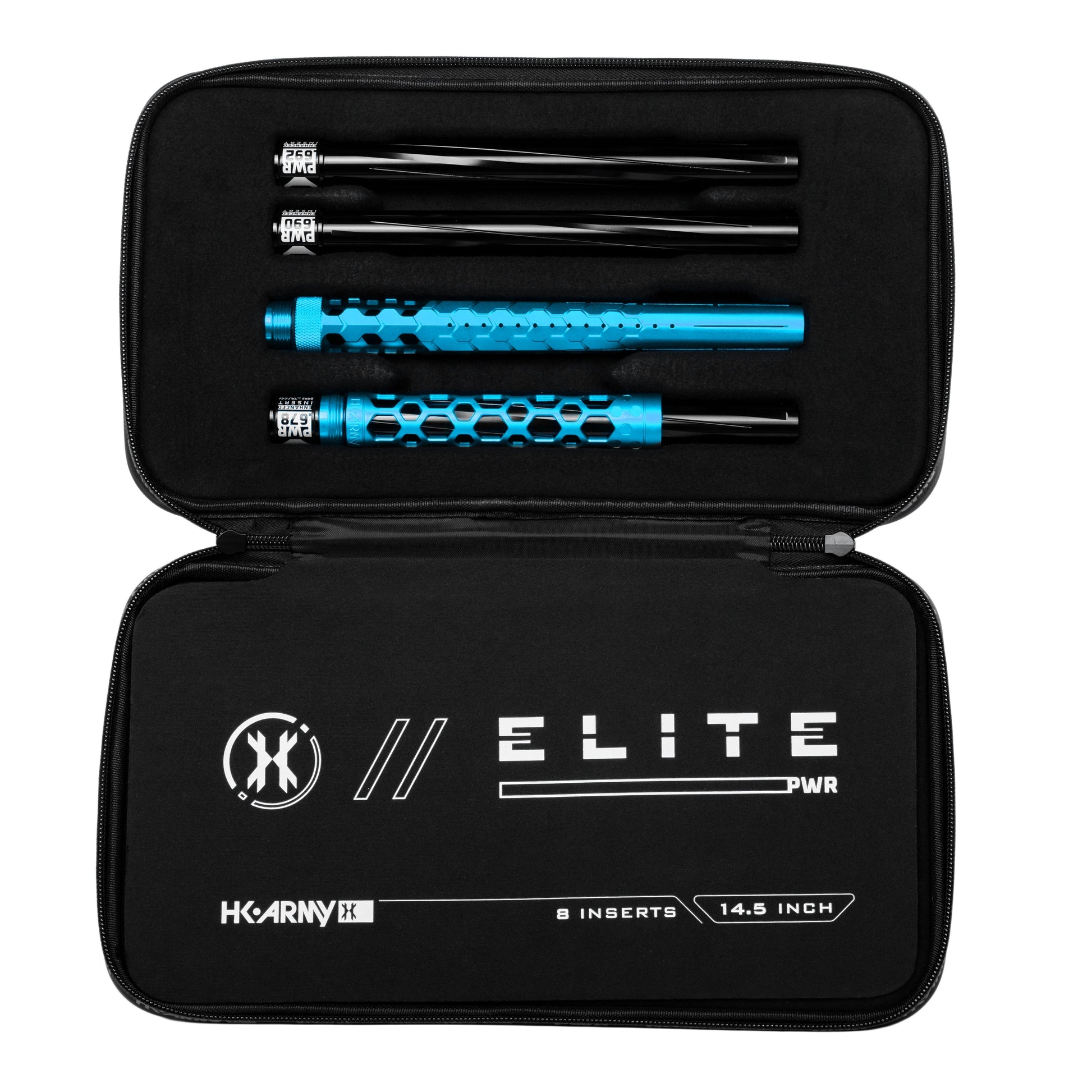 Used Hex PWR Barrel Kit - Turquoise - Black Inserts Paintball Gun from HK Army Clothing Buy/Sell/Trade Paintball Markers, New Paintball Guns, Paintball Hoppers, Paintball Masks, and Hormesis Headbands
