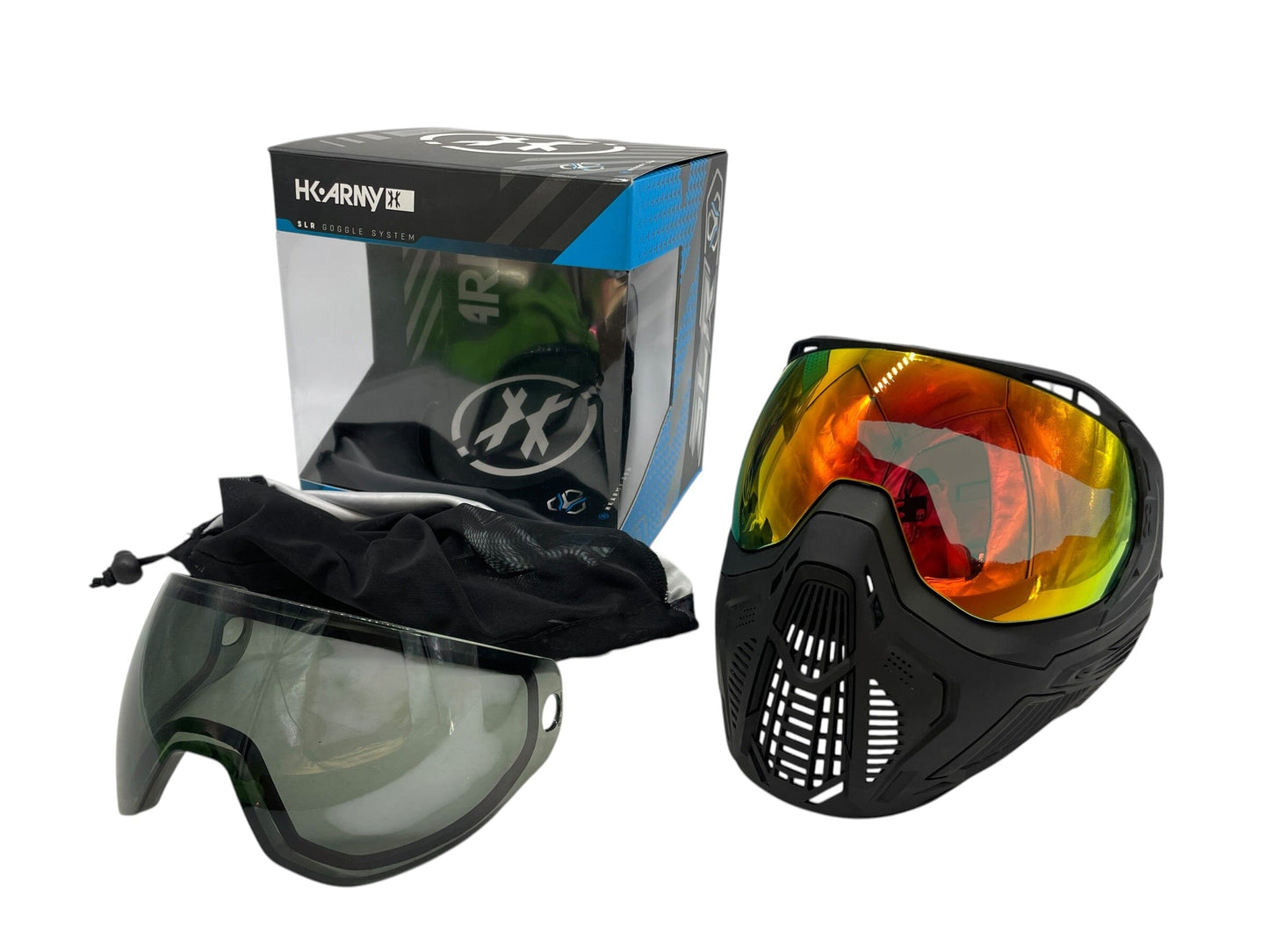 Used HK Amry SLR Goggle - Midnight (Black/Black) Paintball Gun from CPXBrosPaintball Buy/Sell/Trade Paintball Markers, New Paintball Guns, Paintball Hoppers, Paintball Masks, and Hormesis Headbands
