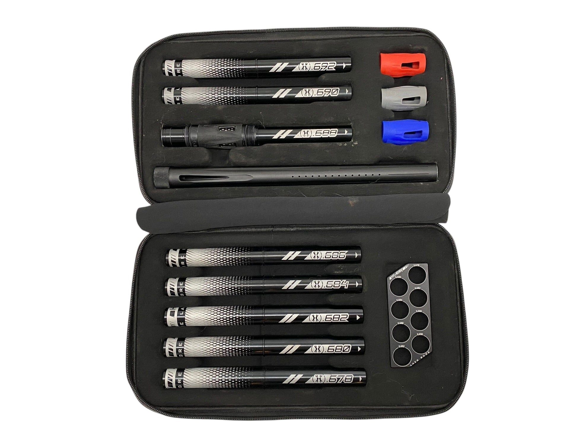Used HK Army 15" LAZR Barrel Kit Black Inserts - Black/Black Cocker Threads Paintball Gun from CPXBrosPaintball Buy/Sell/Trade Paintball Markers, New Paintball Guns, Paintball Hoppers, Paintball Masks, and Hormesis Headbands