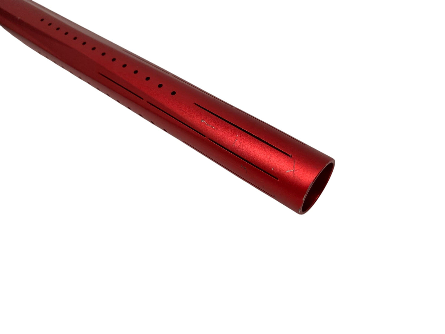 Used HK Army 15" LAZR Barrel Kit Colored Inserts - Red/Black - Cocker Threads Paintball Gun from CPXBrosPaintball Buy/Sell/Trade Paintball Markers, New Paintball Guns, Paintball Hoppers, Paintball Masks, and Hormesis Headbands