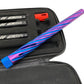 Used HK Army 15" LAZR Elite Orbit Barrel Kit Black Inserts - Blue/Purple - Cocker Threads Paintball Gun from CPXBrosPaintball Buy/Sell/Trade Paintball Markers, New Paintball Guns, Paintball Hoppers, Paintball Masks, and Hormesis Headbands