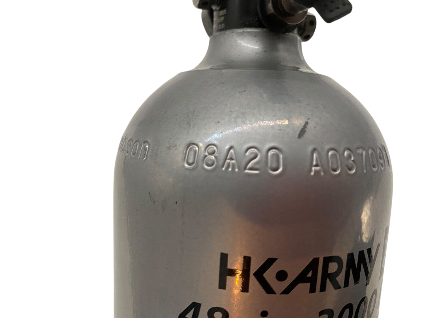 Used HK Army 48/3000 Aluminum Paintball Tank w/ Regulator Paintball Gun from CPXBrosPaintball Buy/Sell/Trade Paintball Markers, New Paintball Guns, Paintball Hoppers, Paintball Masks, and Hormesis Headbands