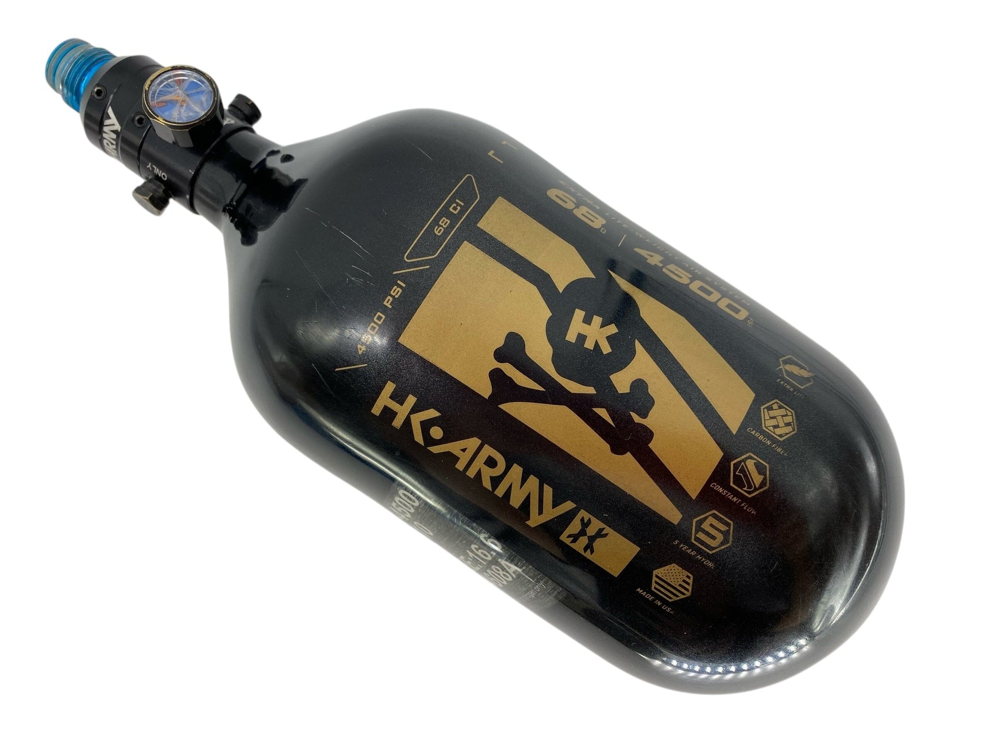 Used Hk Army 68/4500 Paintball Tank Paintball Gun from CPXBrosPaintball Buy/Sell/Trade Paintball Markers, New Paintball Guns, Paintball Hoppers, Paintball Masks, and Hormesis Headbands