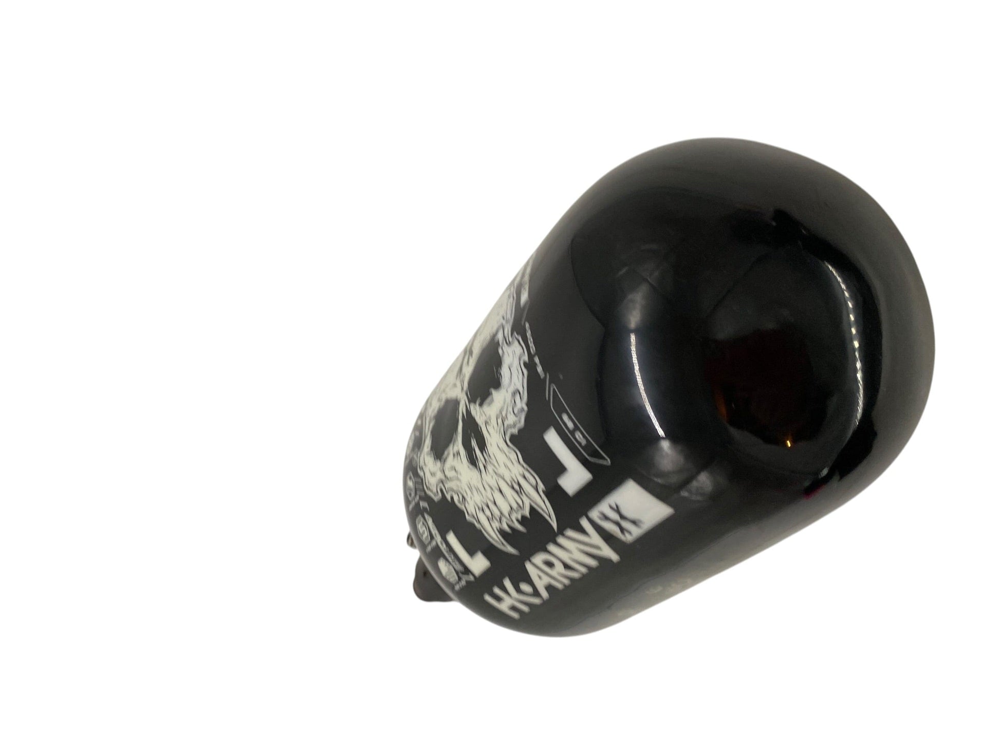 Used HK Army Aerolite "Extra Lite" 68/4500 DOOM Black/White W/ Ninja Reg Paintball Gun from CPXBrosPaintball Buy/Sell/Trade Paintball Markers, New Paintball Guns, Paintball Hoppers, Paintball Masks, and Hormesis Headbands