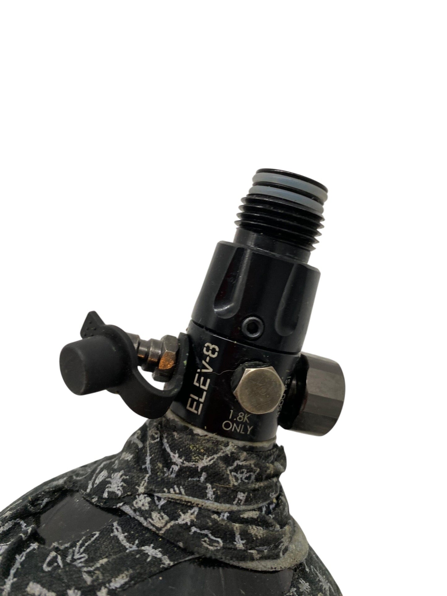 Used HK Army Aerolite "Extra Lite" 80/4500 - Doom Black/Neon Orange Paintball Gun from CPXBrosPaintball Buy/Sell/Trade Paintball Markers, New Paintball Guns, Paintball Hoppers, Paintball Masks, and Hormesis Headbands
