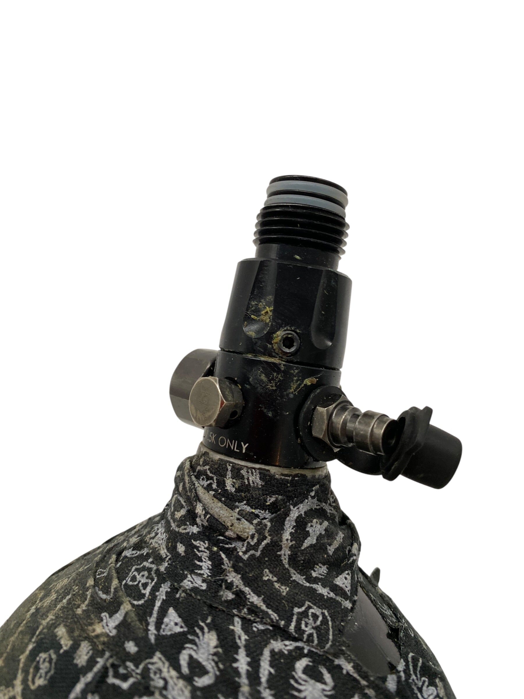 Used HK Army Aerolite "Extra Lite" 80/4500 - Doom Black/Neon Orange Paintball Gun from CPXBrosPaintball Buy/Sell/Trade Paintball Markers, New Paintball Guns, Paintball Hoppers, Paintball Masks, and Hormesis Headbands