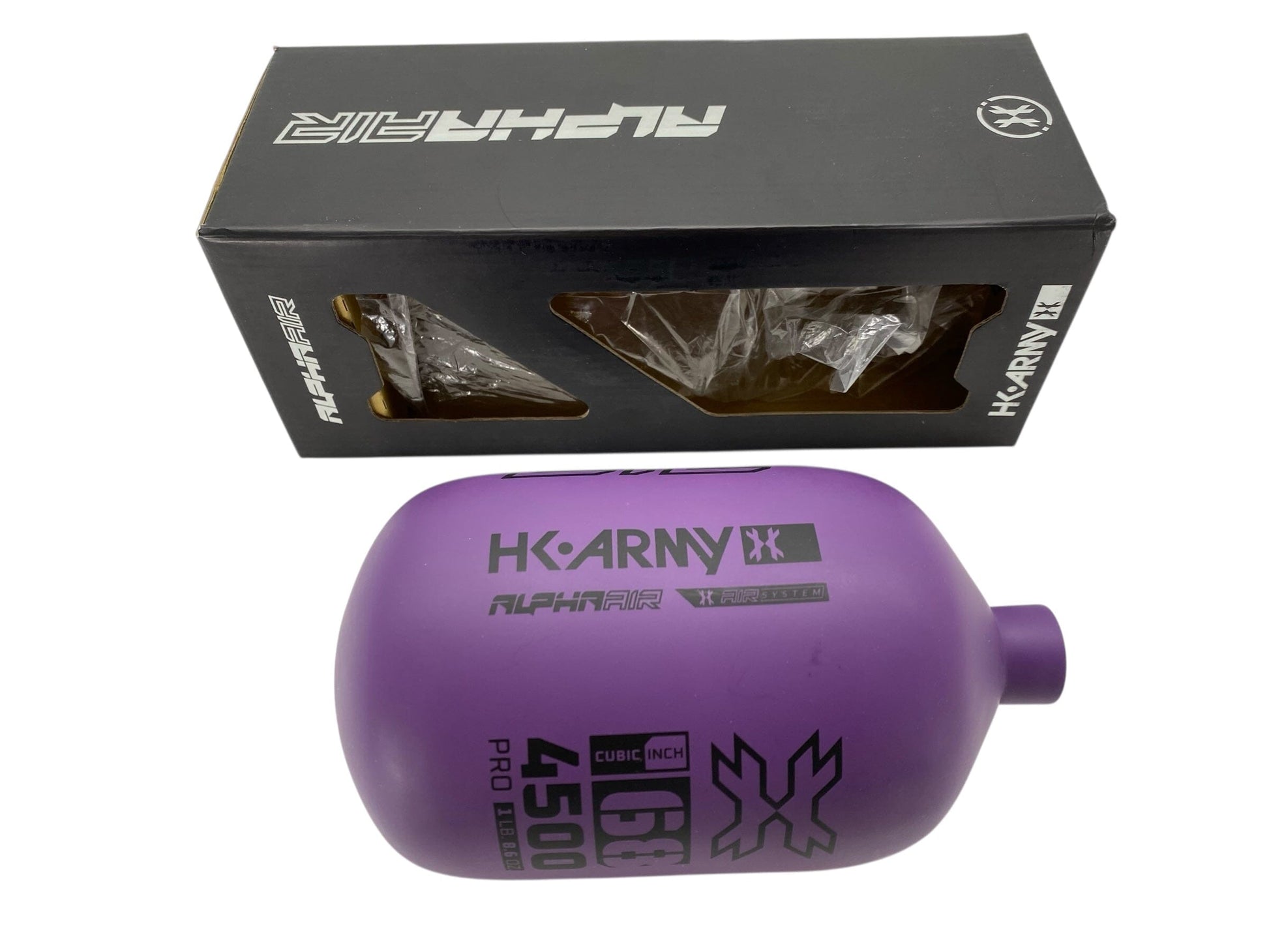 Used Hk Army Alpha Air 68 Paintball Tank Purple Paintball Gun from CPXBrosPaintball Buy/Sell/Trade Paintball Markers, New Paintball Guns, Paintball Hoppers, Paintball Masks, and Hormesis Headbands