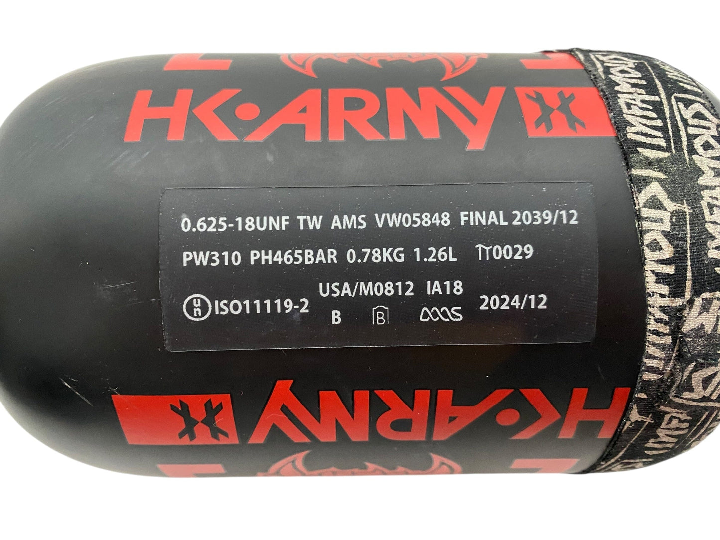 Used Hk Army Alpha Air 77/4500 Paintball Tank Paintball Gun from CPXBrosPaintball Buy/Sell/Trade Paintball Markers, New Paintball Guns, Paintball Hoppers, Paintball Masks, and Hormesis Headbands