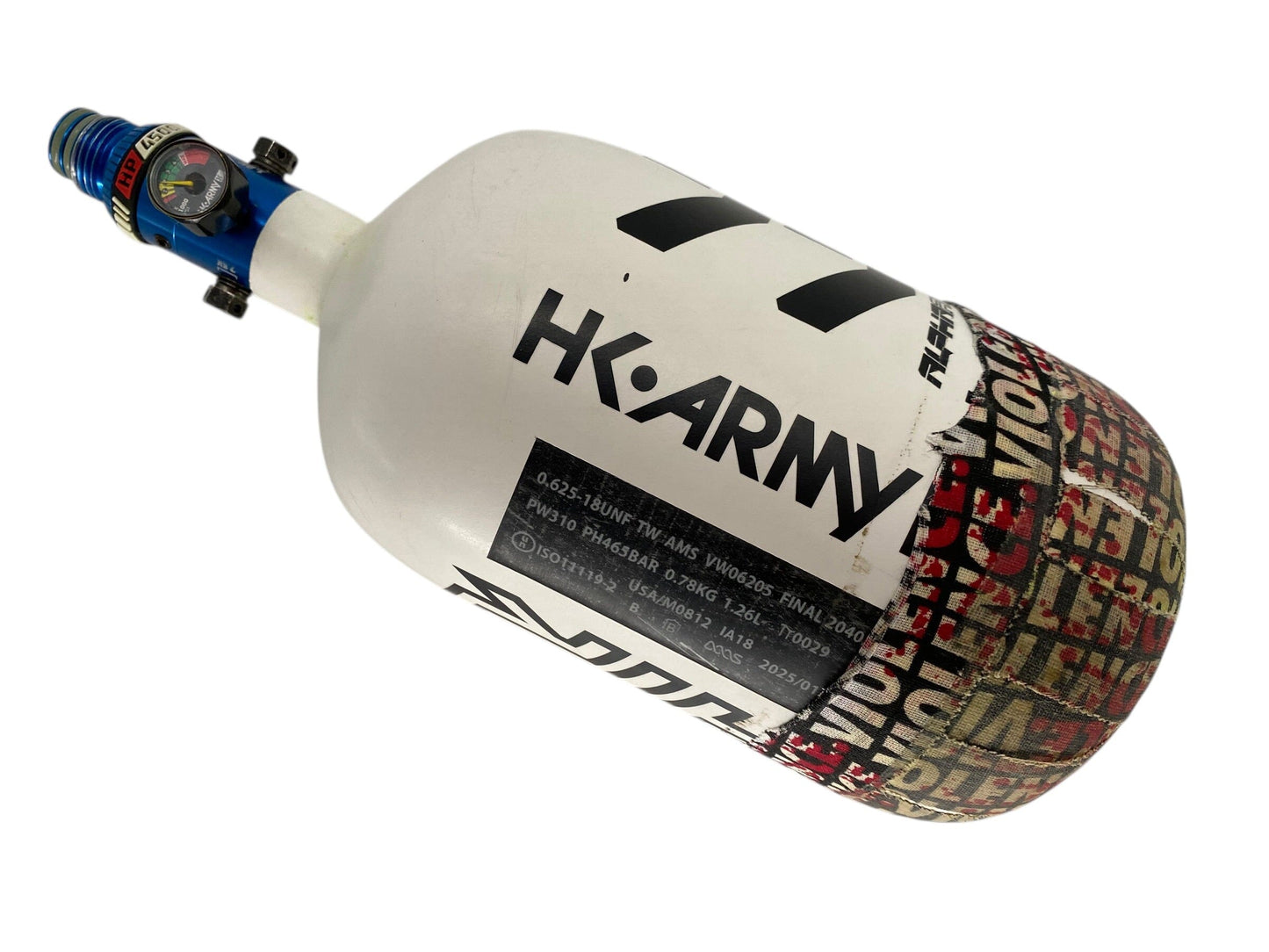 Used Hk Army Alpha Air 77/4500 Paintball Tank Paintball Gun from CPXBrosPaintball Buy/Sell/Trade Paintball Markers, New Paintball Guns, Paintball Hoppers, Paintball Masks, and Hormesis Headbands